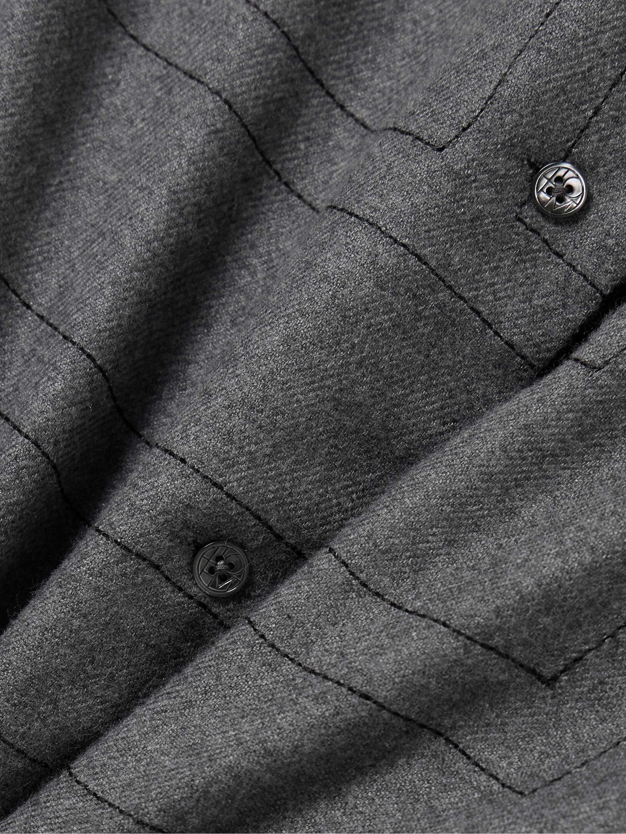 Embroidered LENZING™ Modal-flannel shirt view