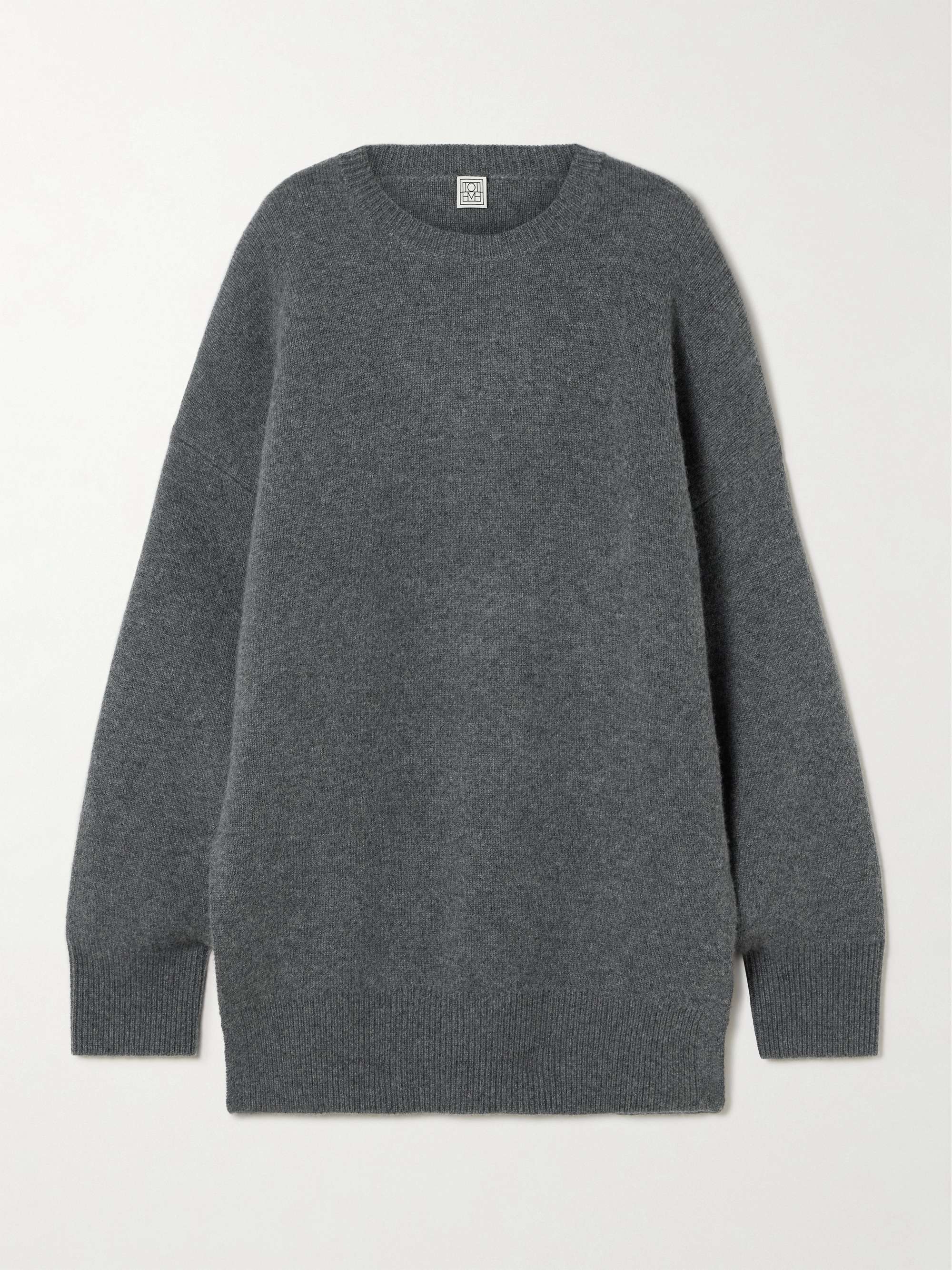 Oversized wool-blend sweater view