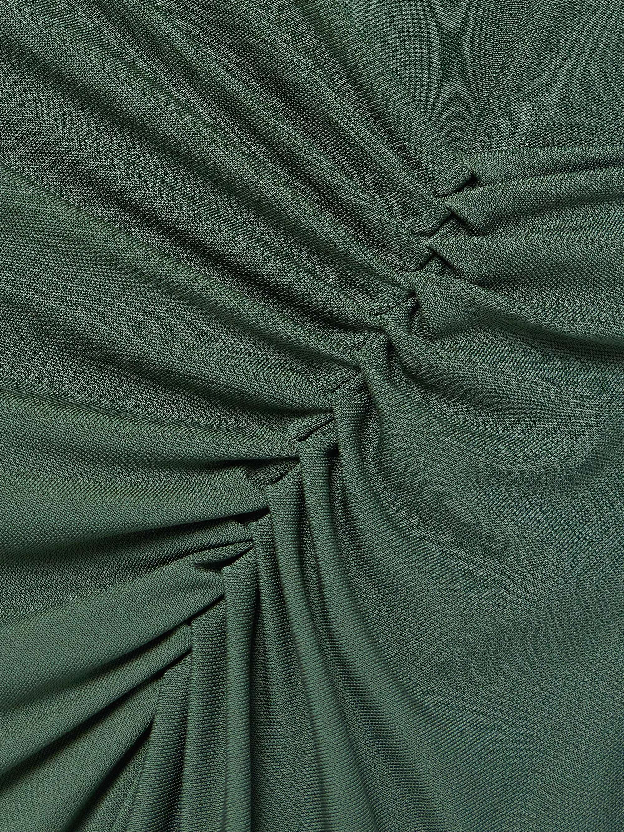 Acacia draped ruched stretch-jersey midi dress view