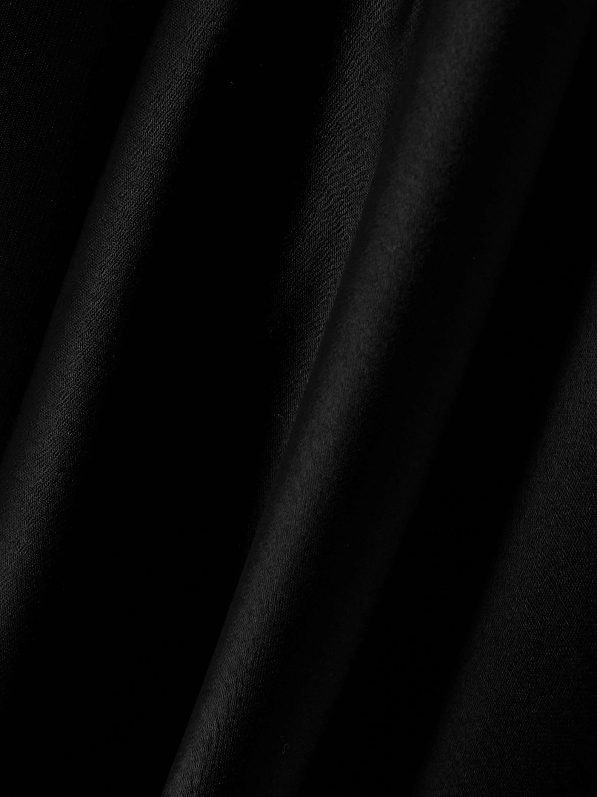 De Lovie asymmetric satin maxi skirt view