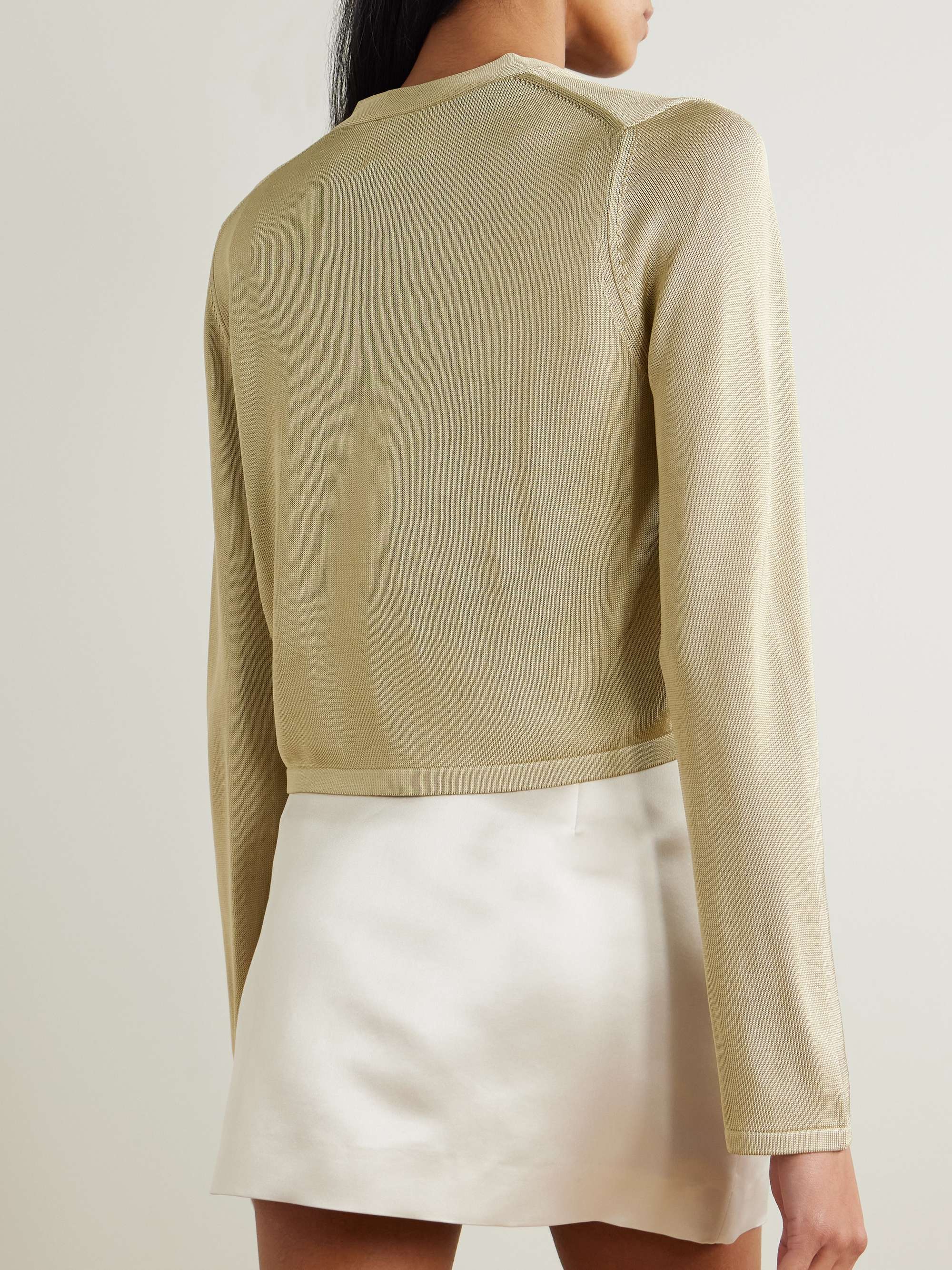 Ida layered knitted tank and cardigan set view