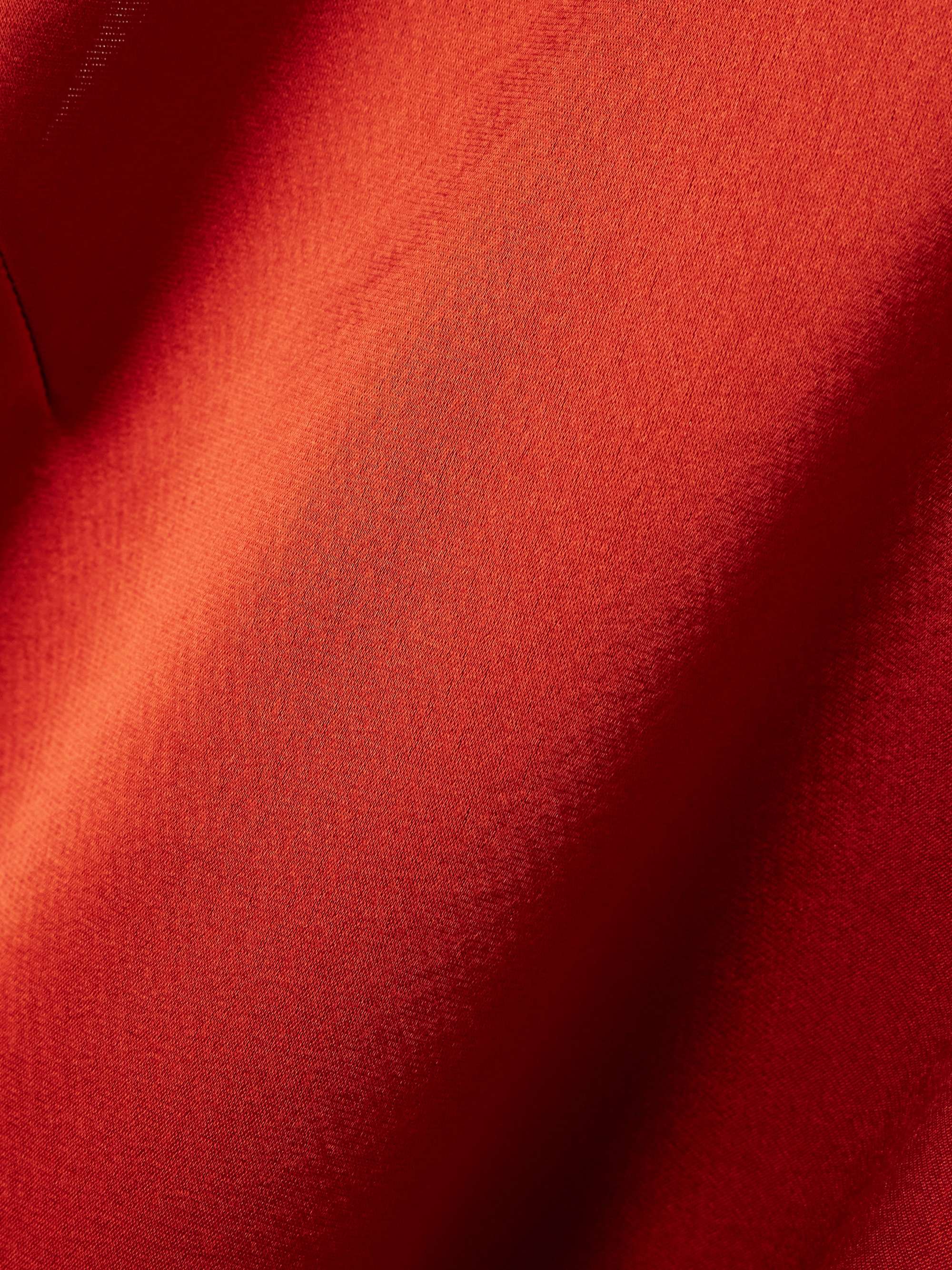 Sienna bow-detailed satin turtleneck top view
