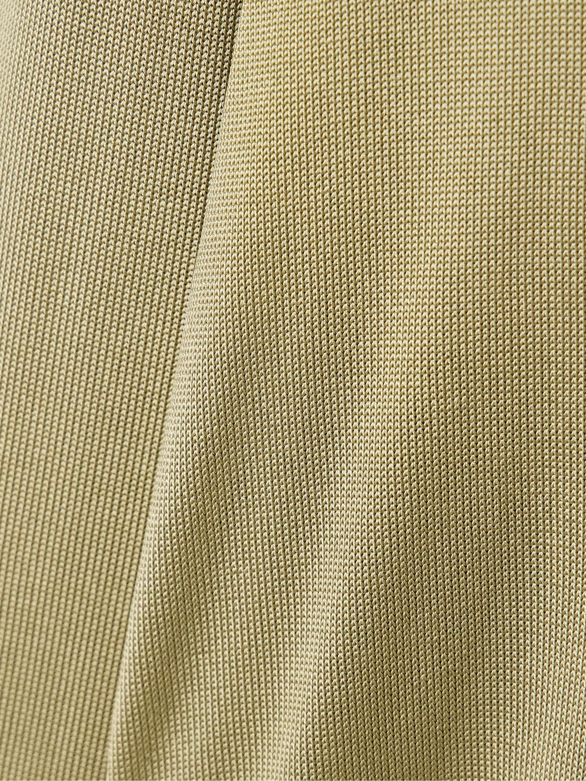 Ida scarf-detailed metallic jersey top view