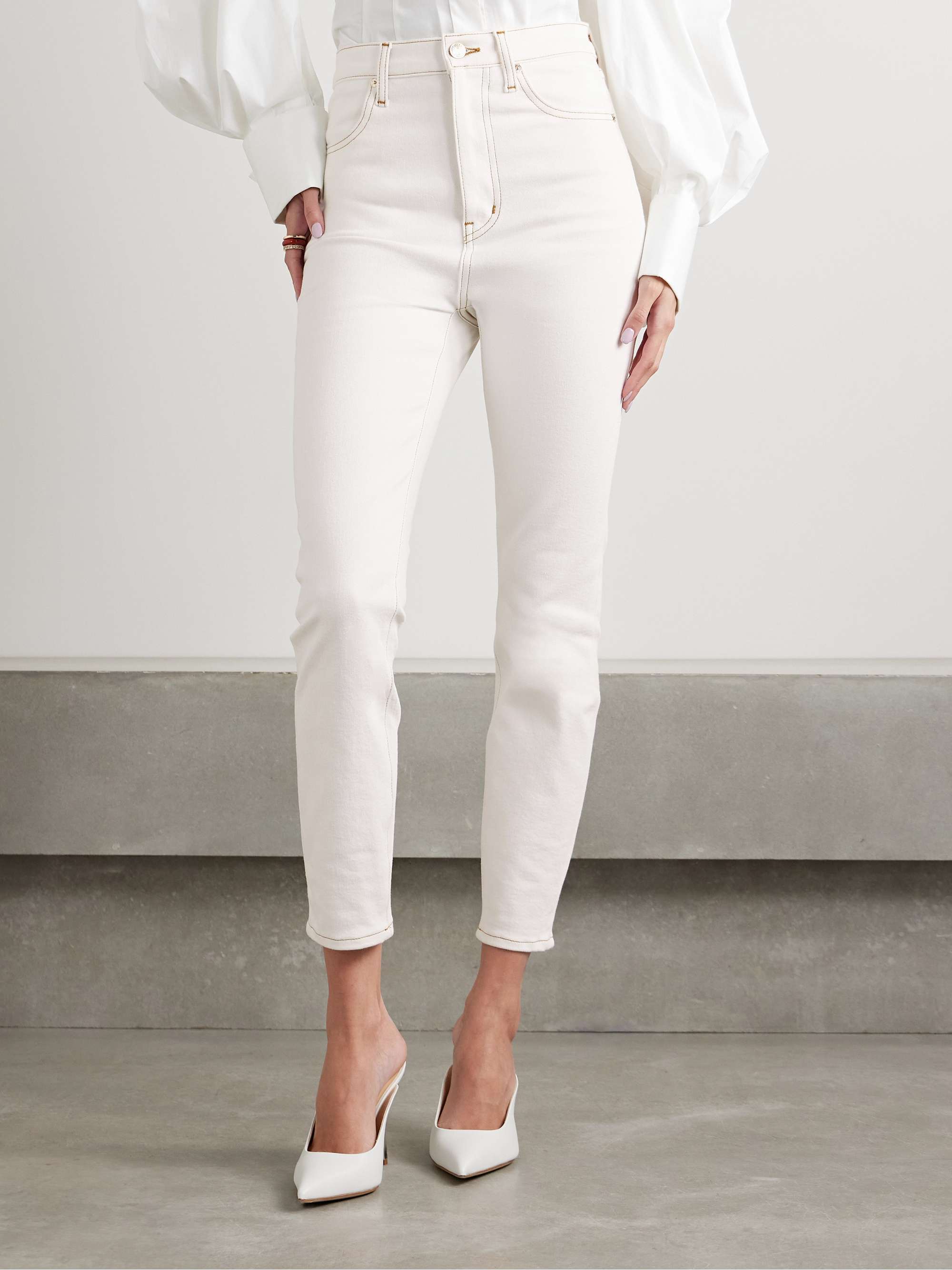 + Carolina Herrera The Taper high-rise skinny jeans view