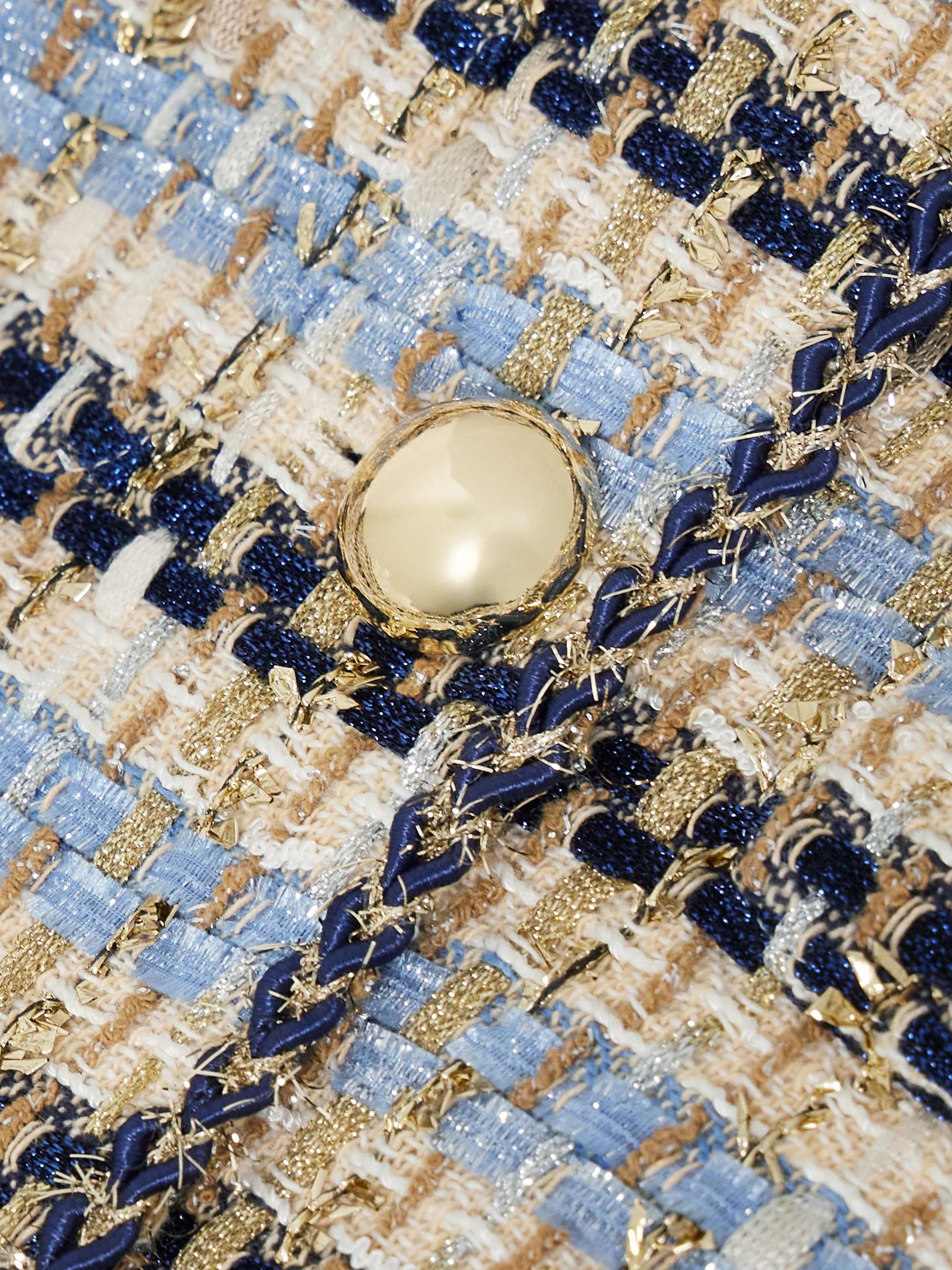 Sumira metallic tweed jacket view