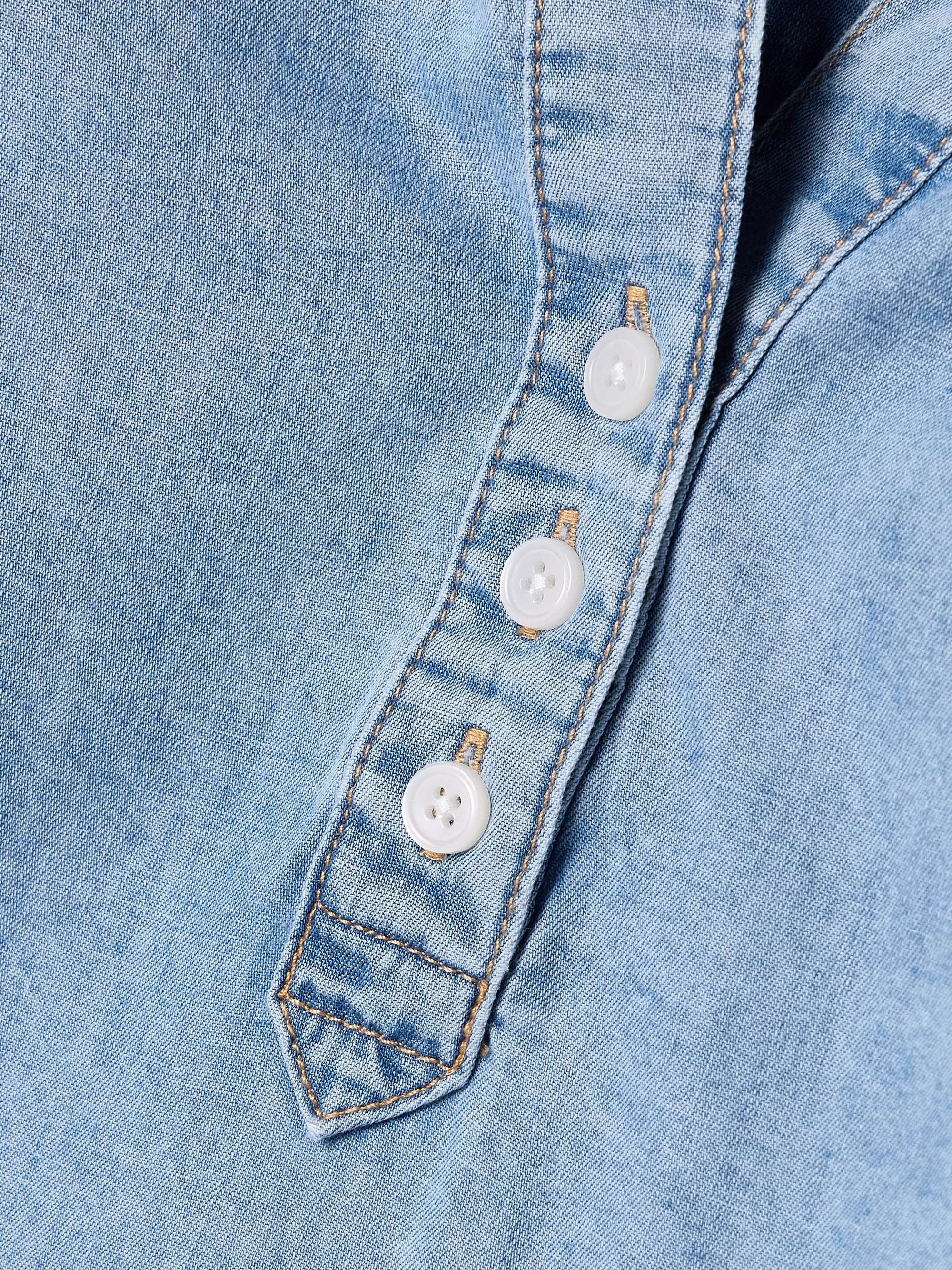 Kylie cotton and TENCEL® Lyocell-blend chambray shirt view