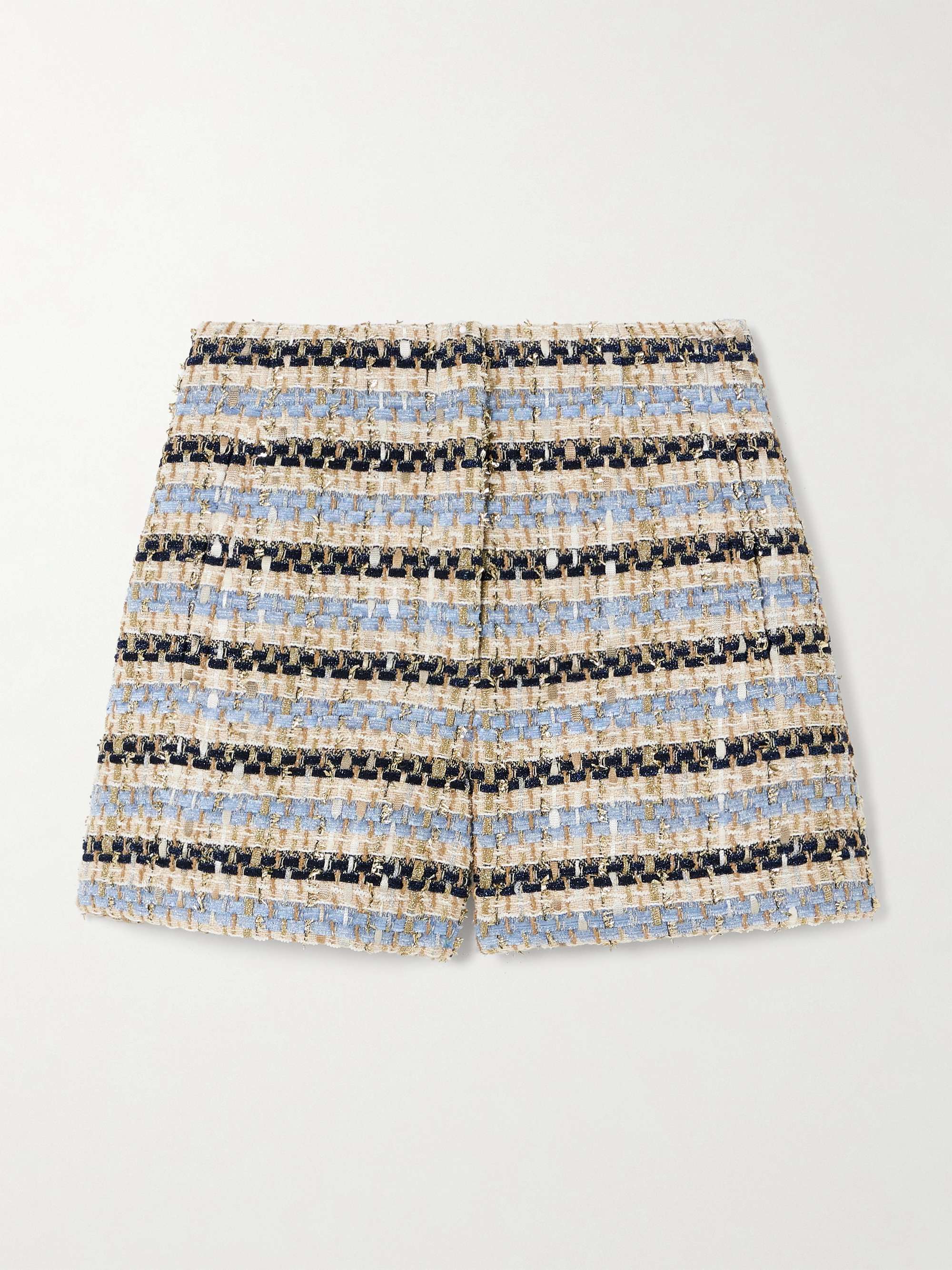 Jazmin metallic tweed shorts view