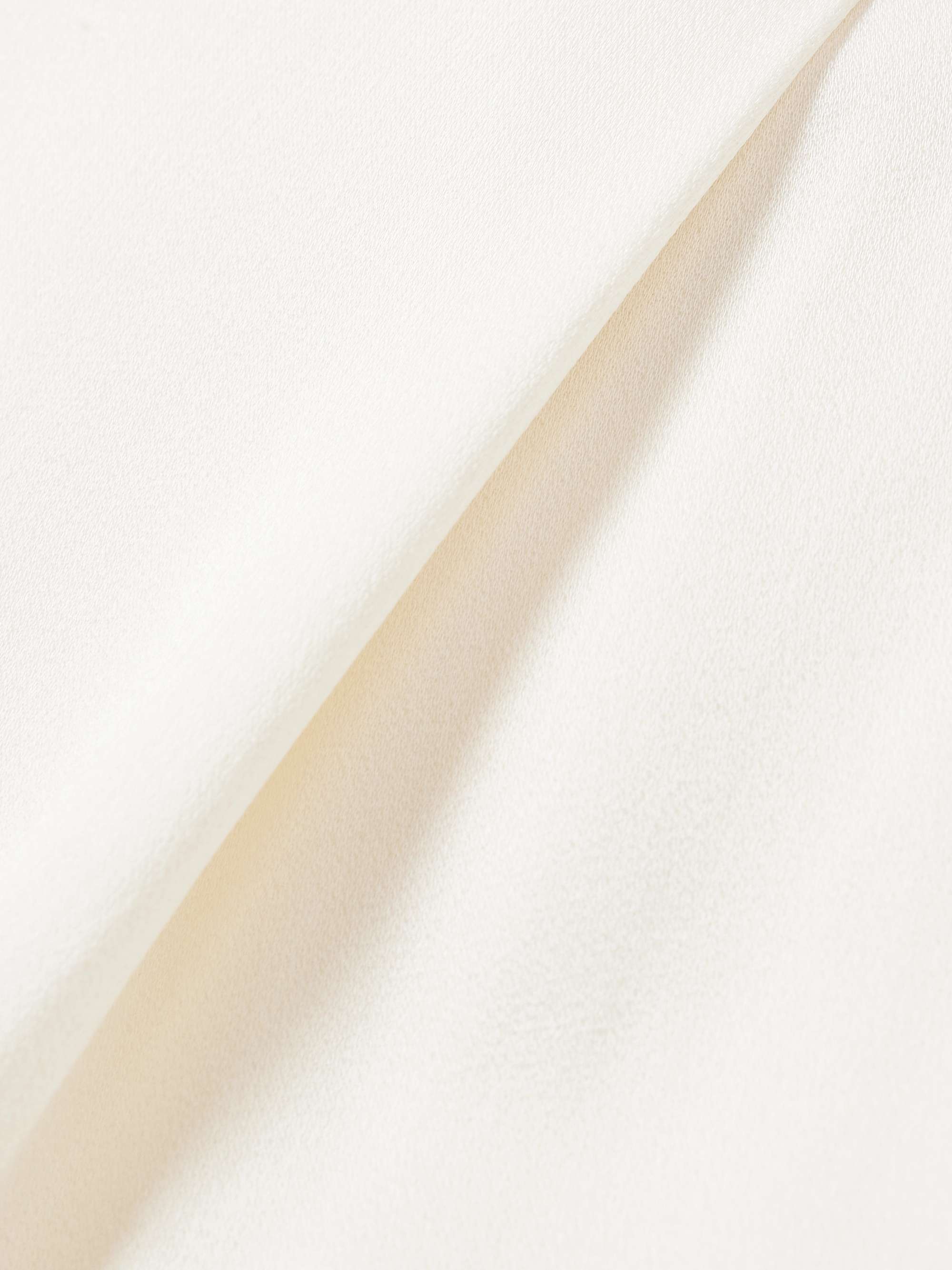 Robinne pleated crepe wide-leg pants view