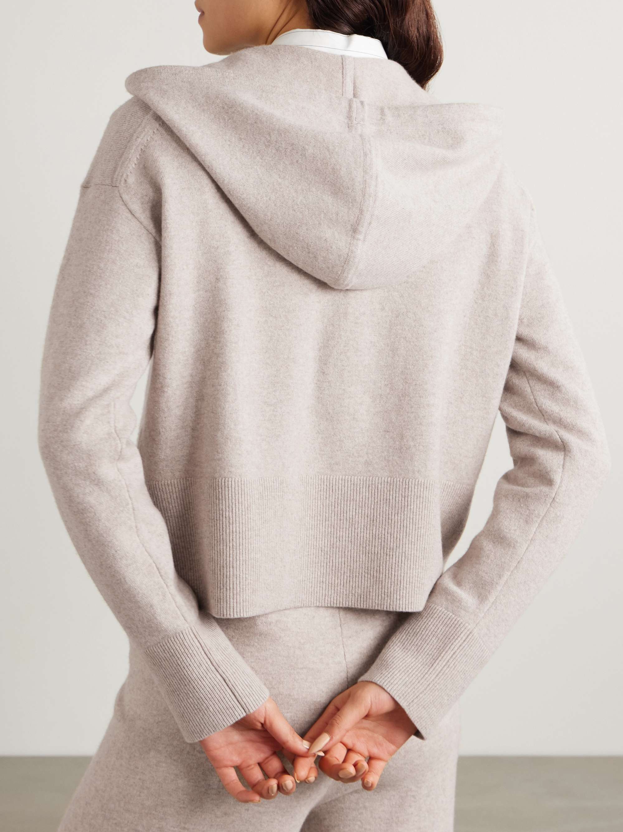 Billy merino wool and cashmere-blend hoodie view