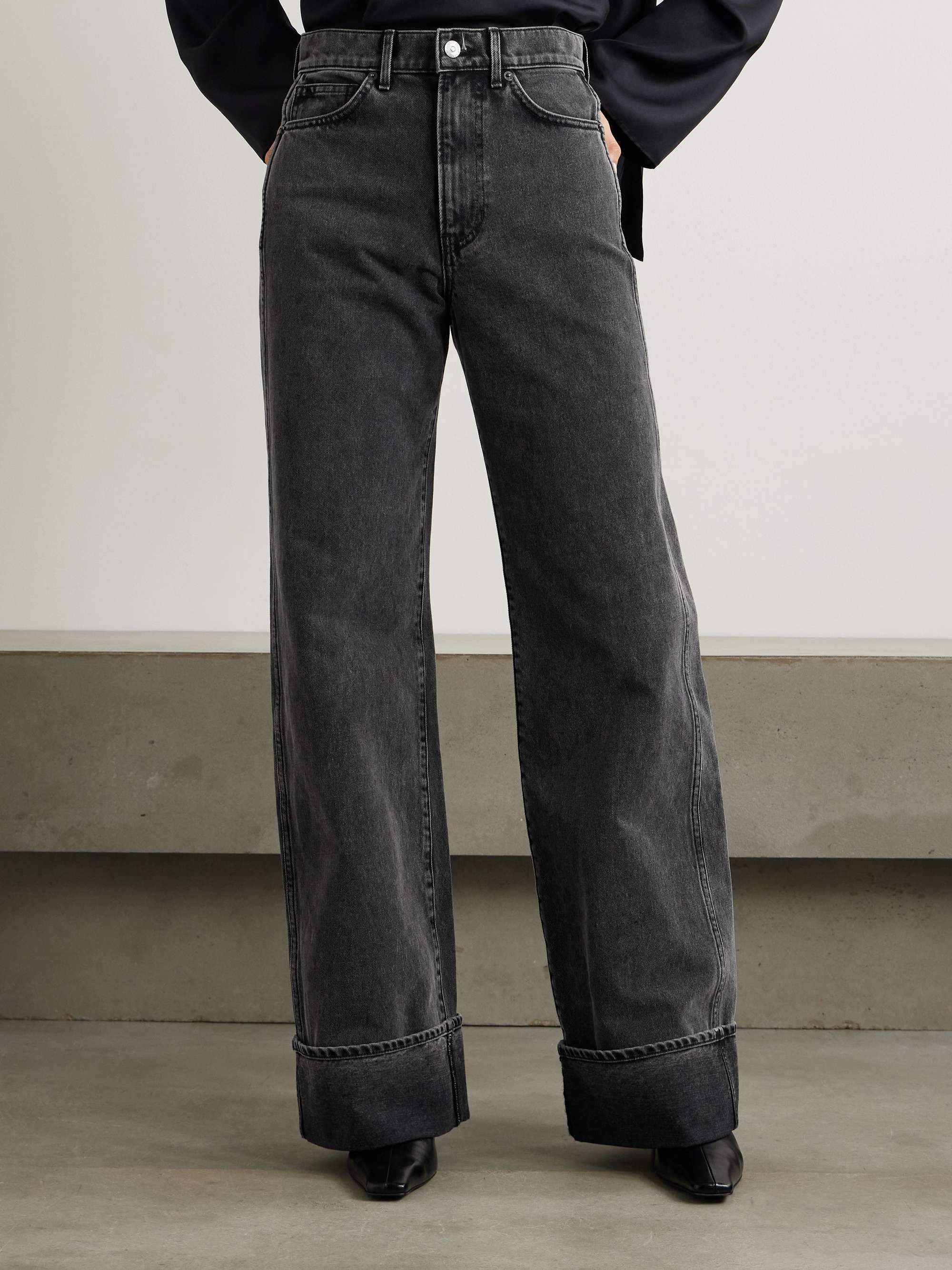 Taylor high-rise wide-leg jeans view