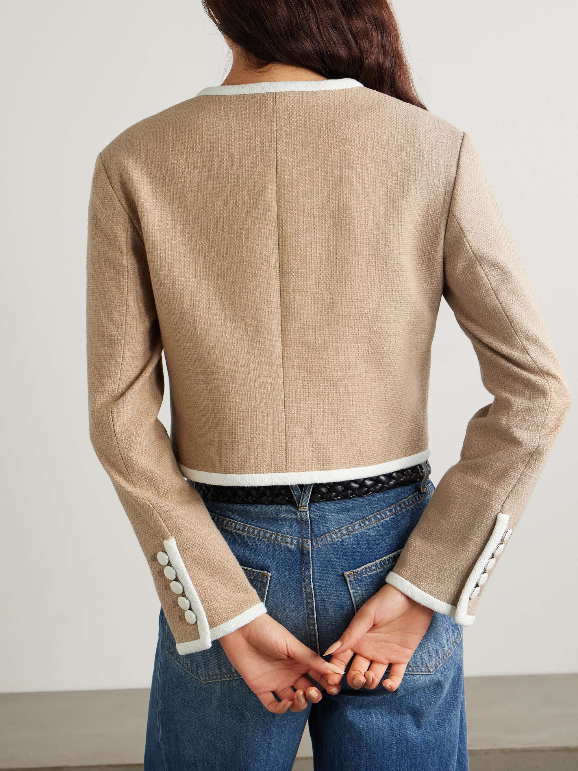 Beale cotton-blend tweed jacket view