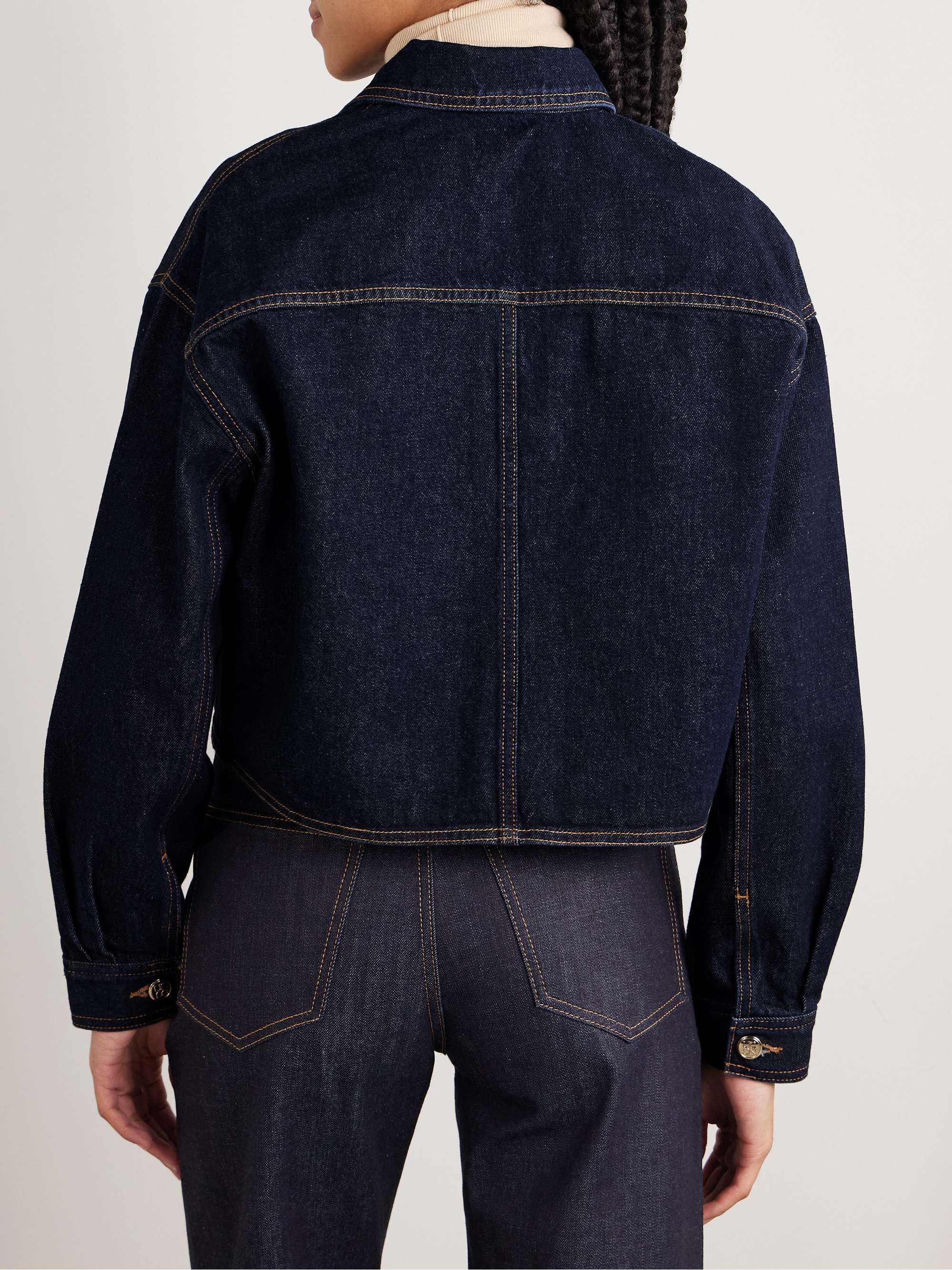 Bobbi cropped denim jacket view