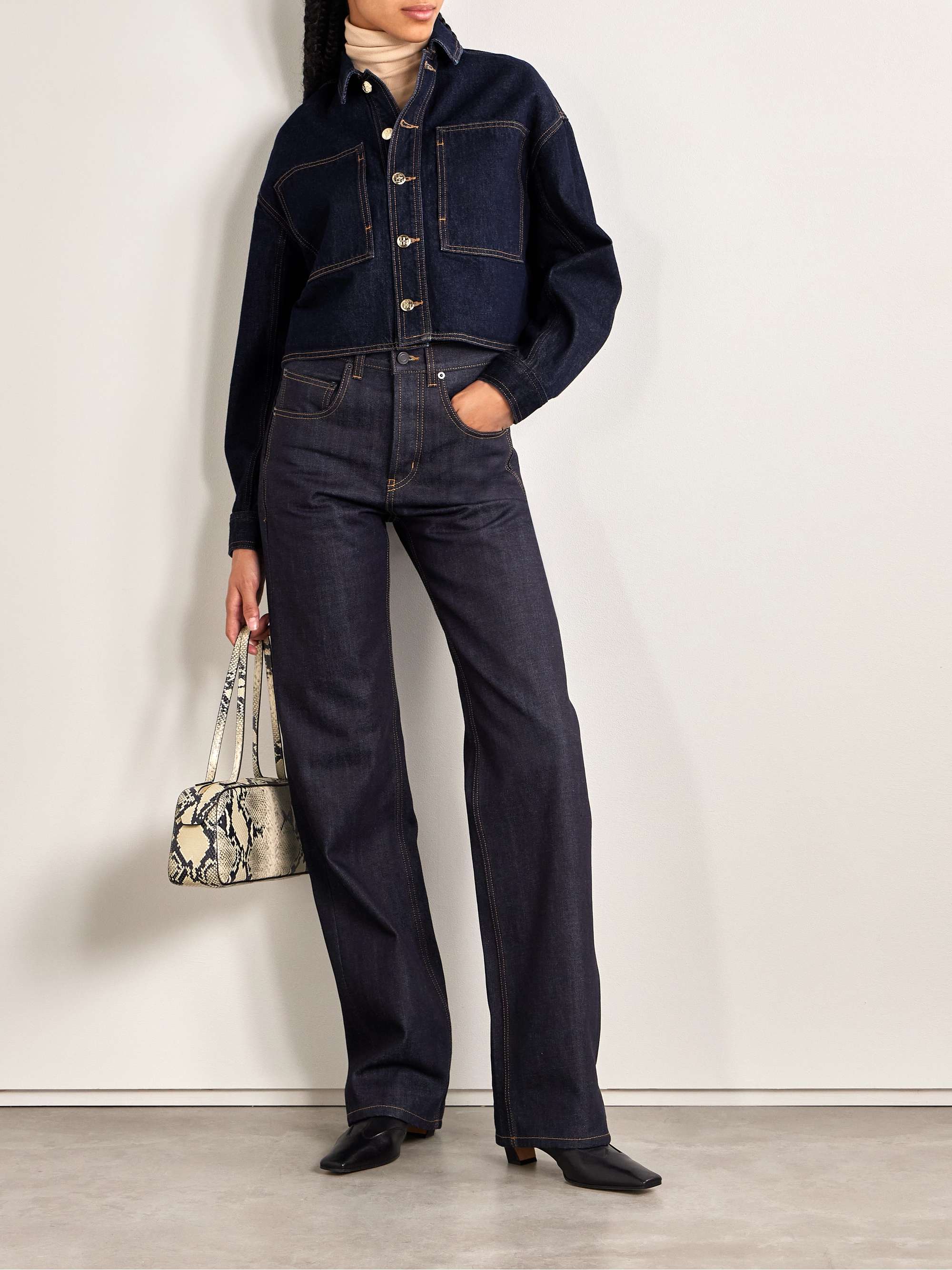 Bobbi cropped denim jacket view
