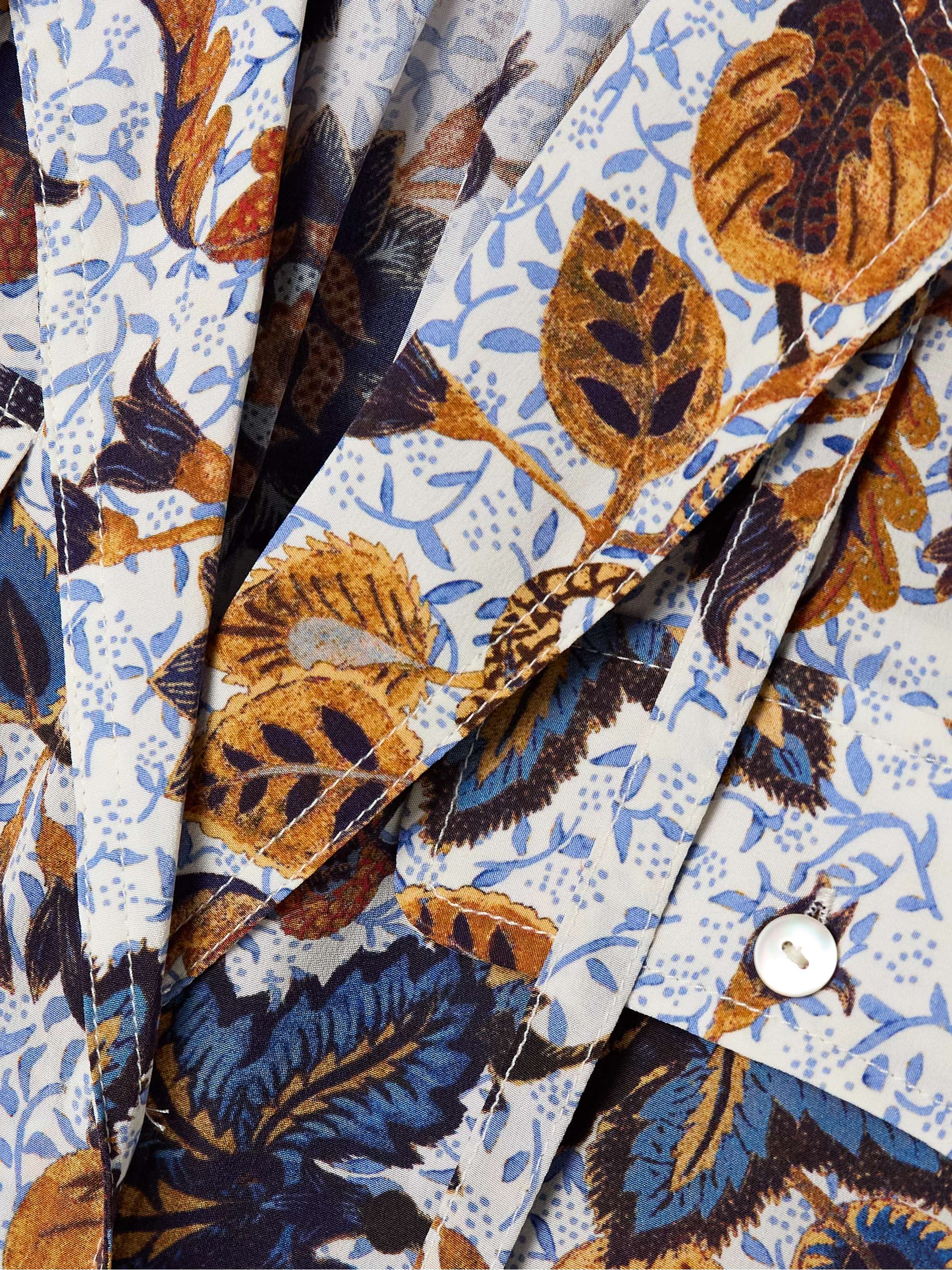 Florian printed silk blouse view