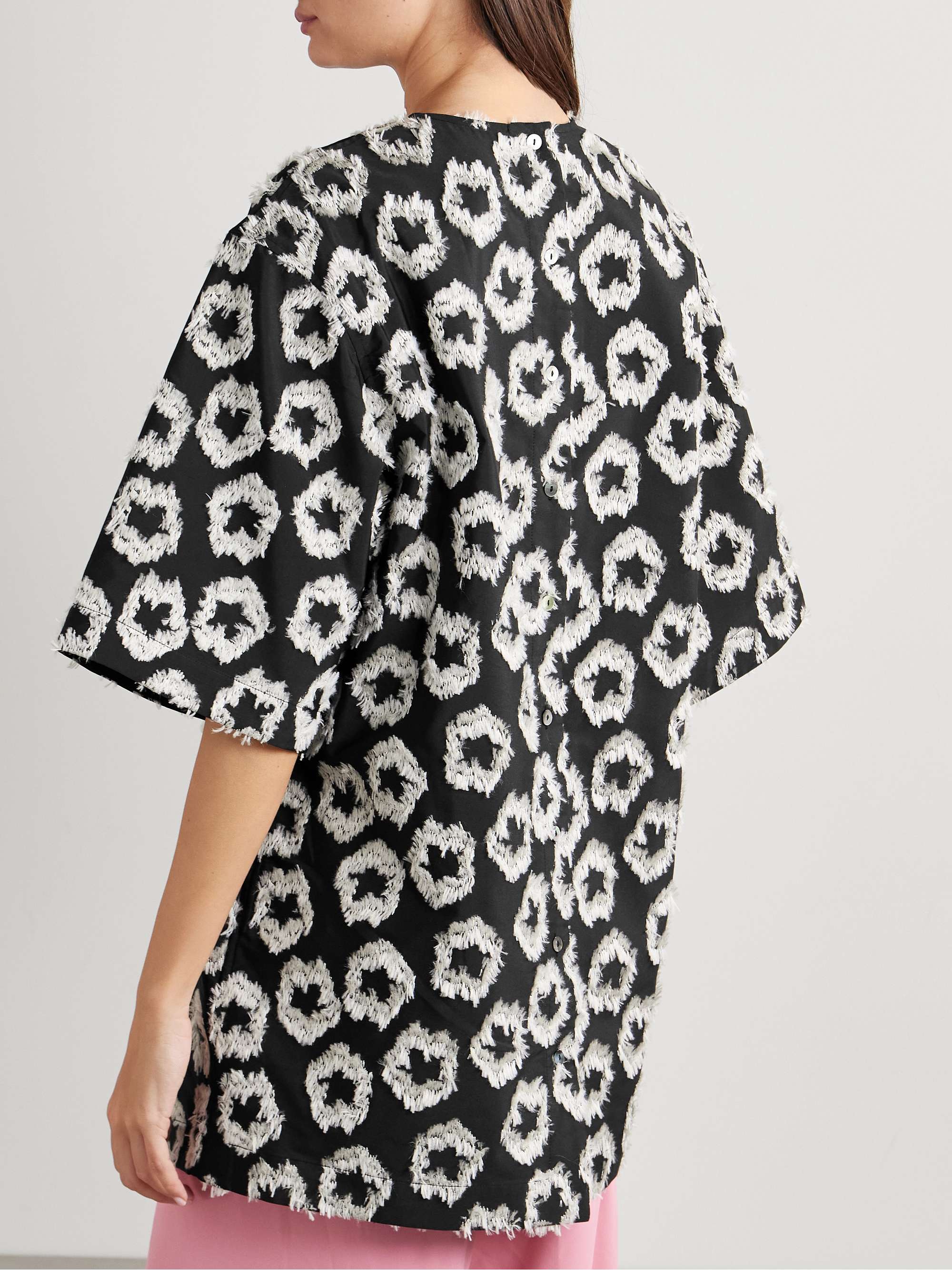 Remy recycled fil coupé faille tunic view