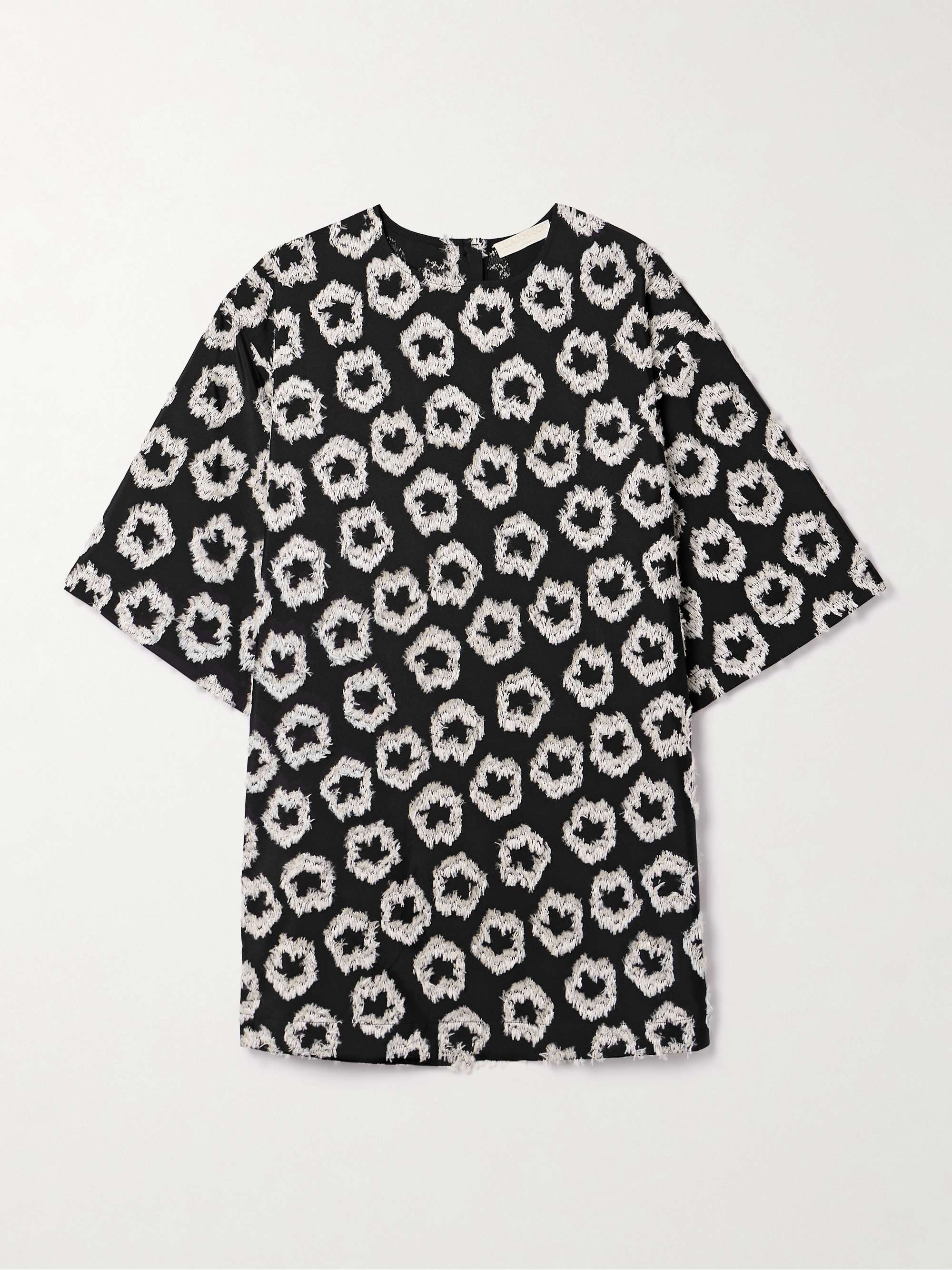 Remy recycled fil coupé faille tunic view