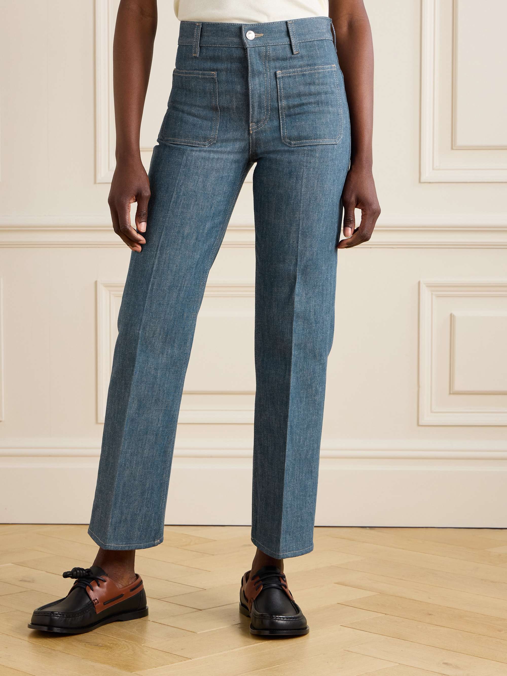 Lamark high-rise flared jeans view