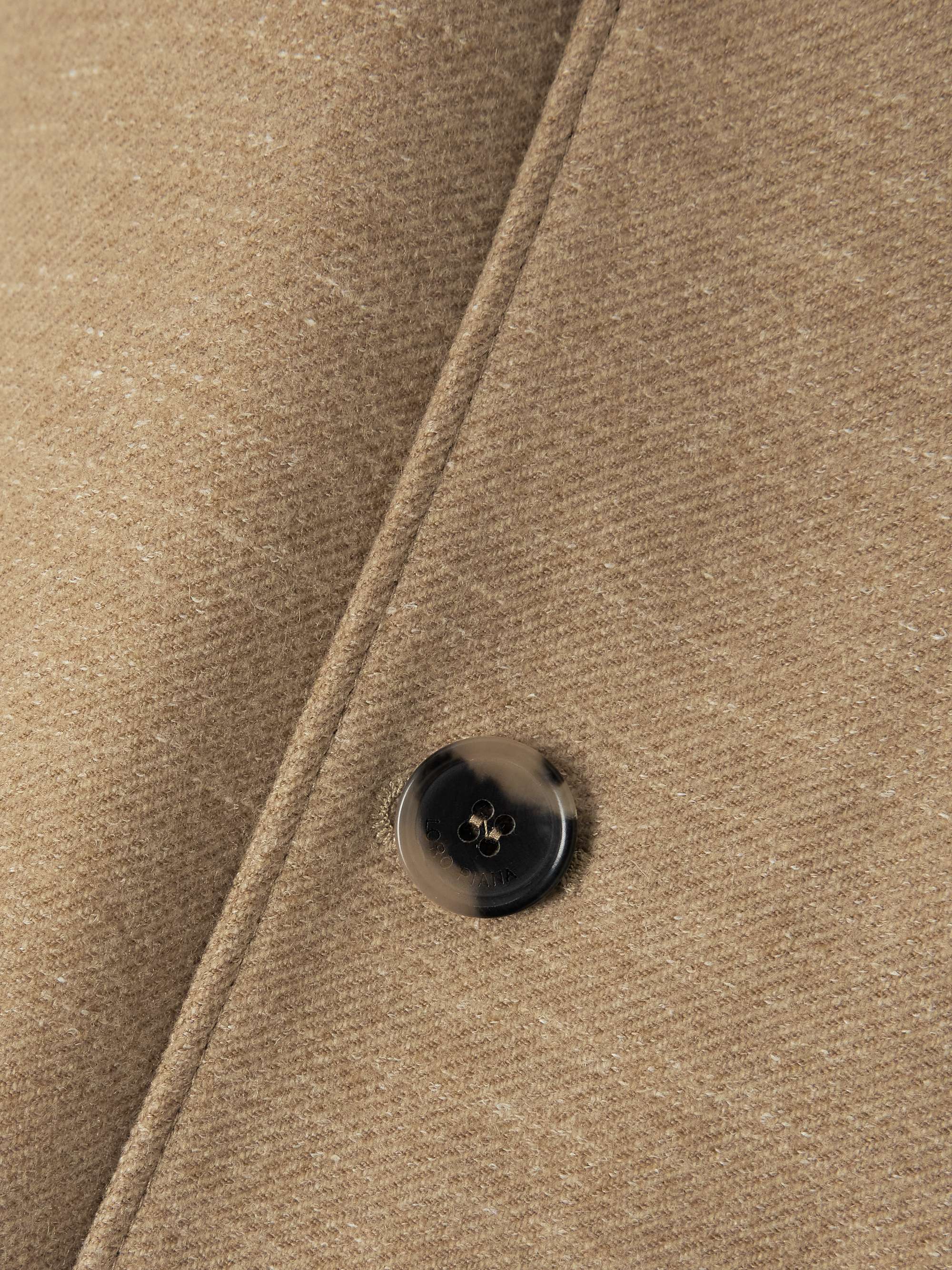 Roadster suede-trimmed cotton-twill jacket view