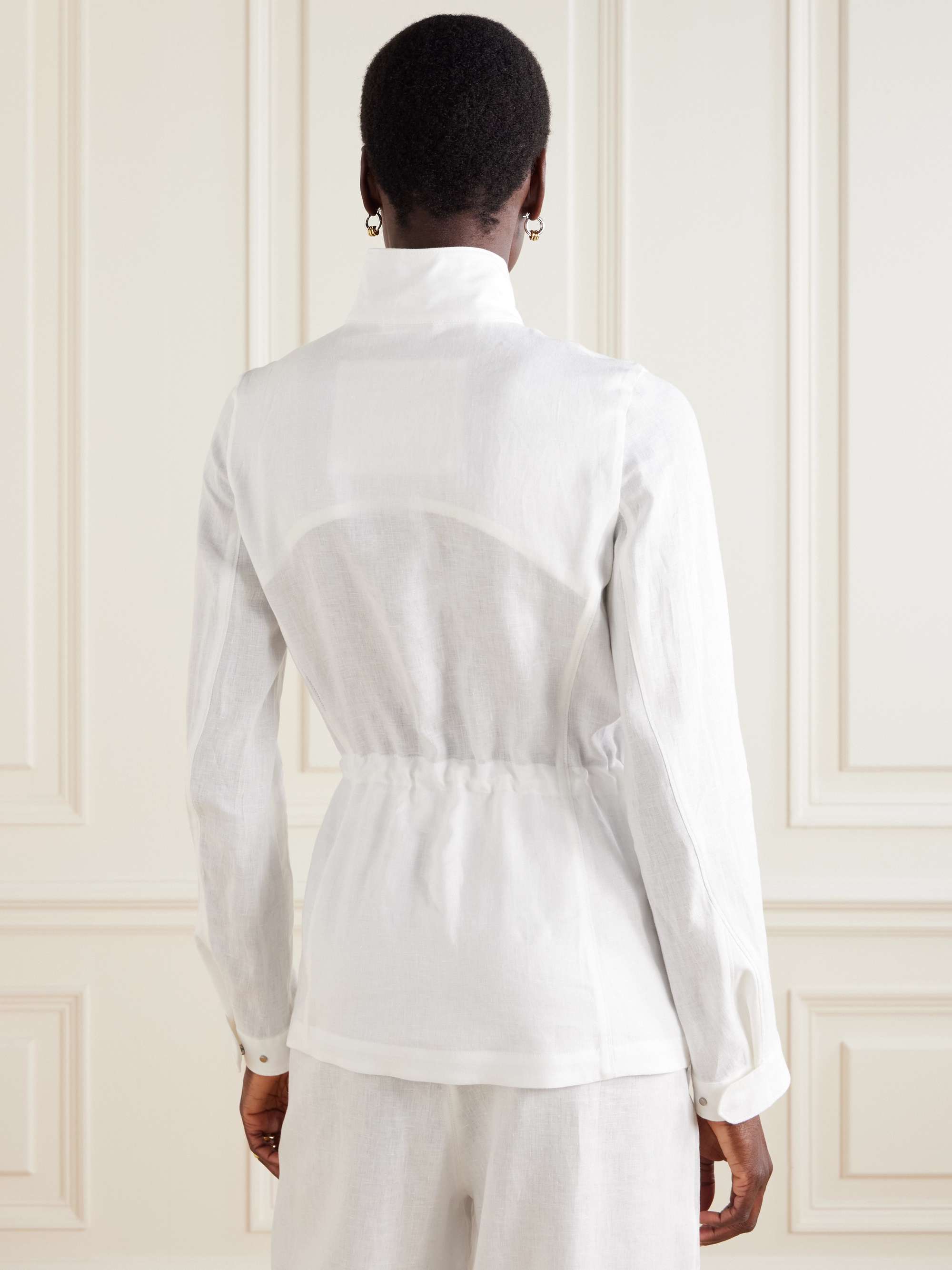 Traveller linen jacket view