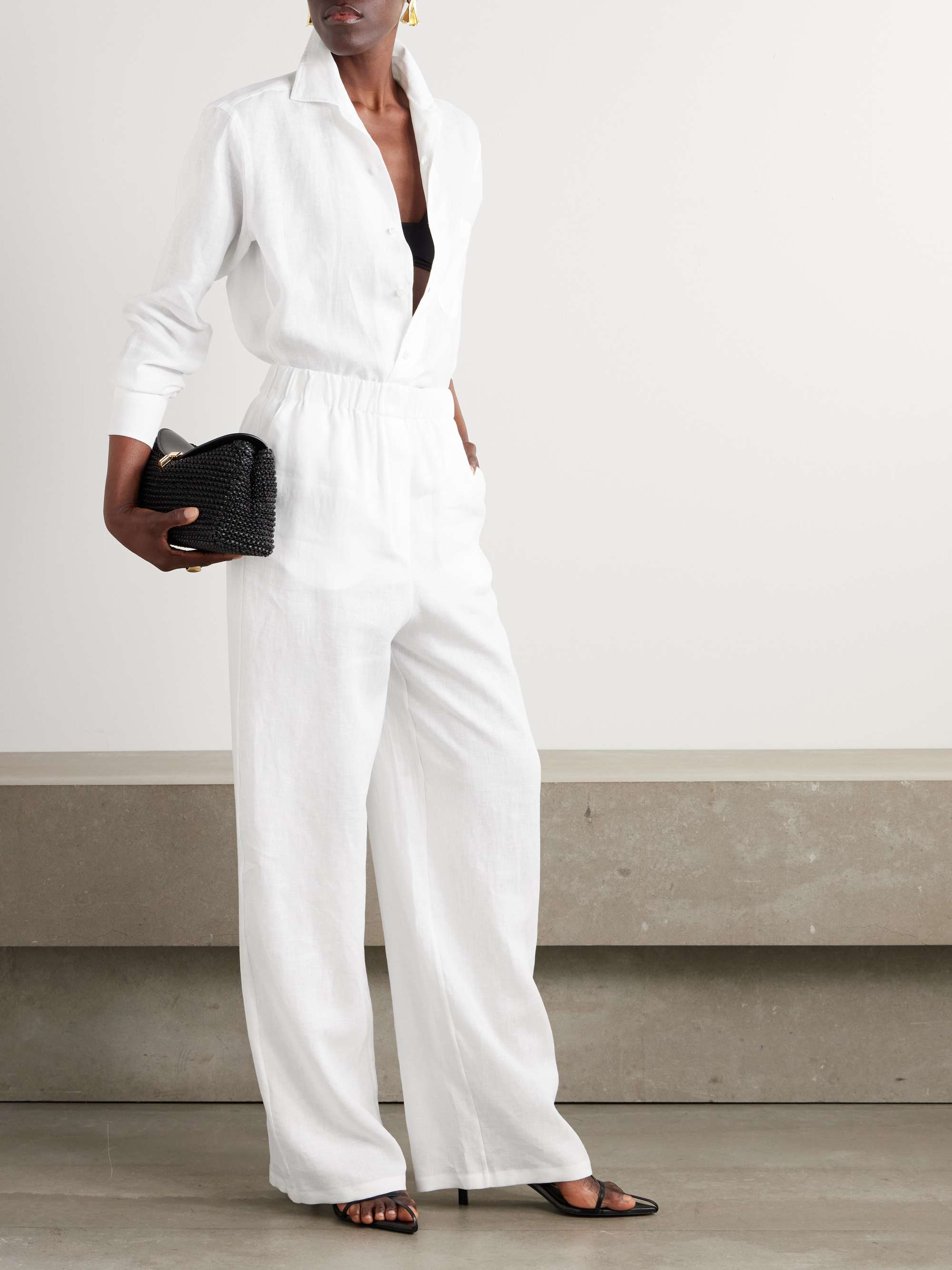André linen shirt view