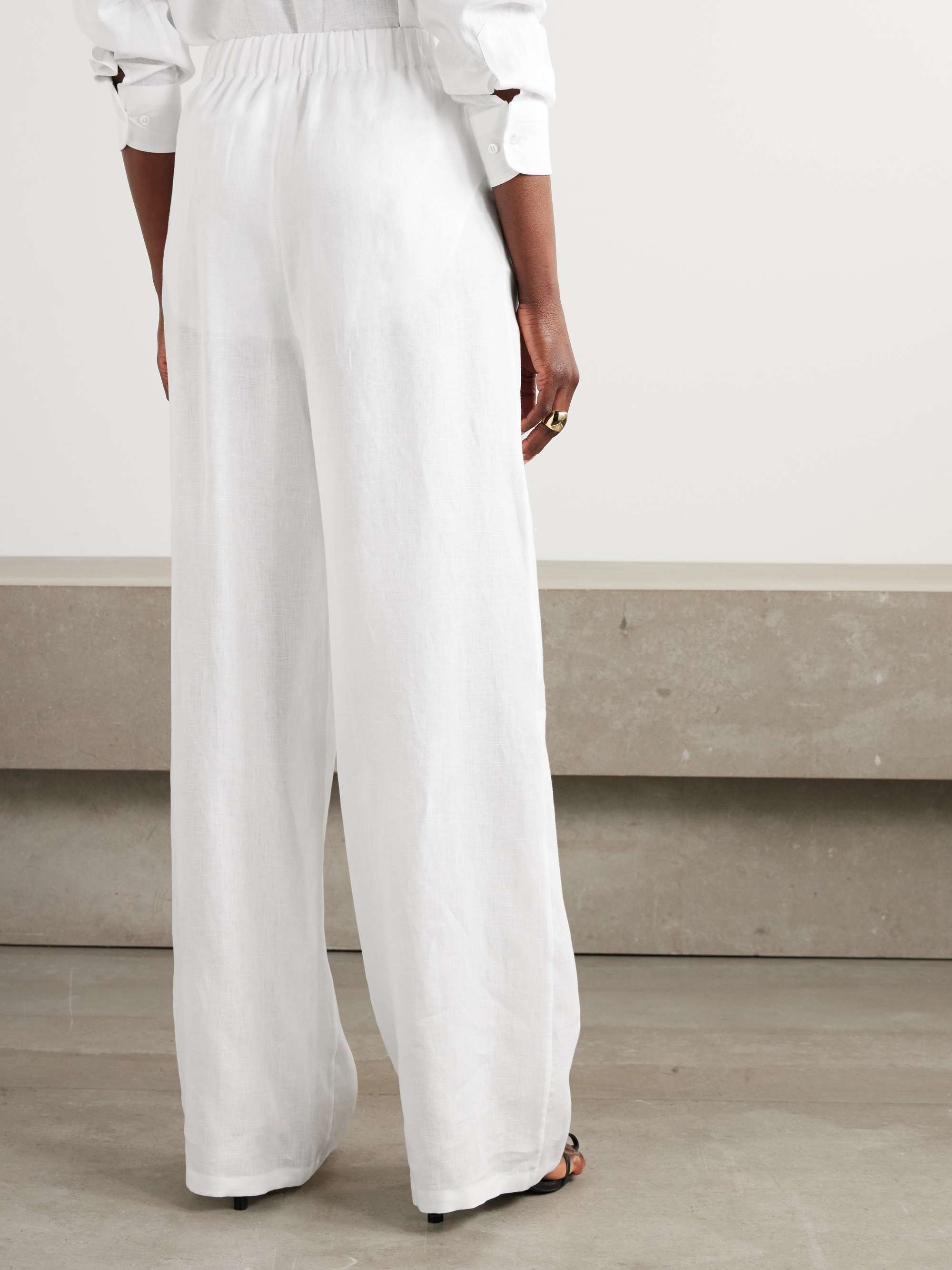 Valerio linen wide-leg pants view