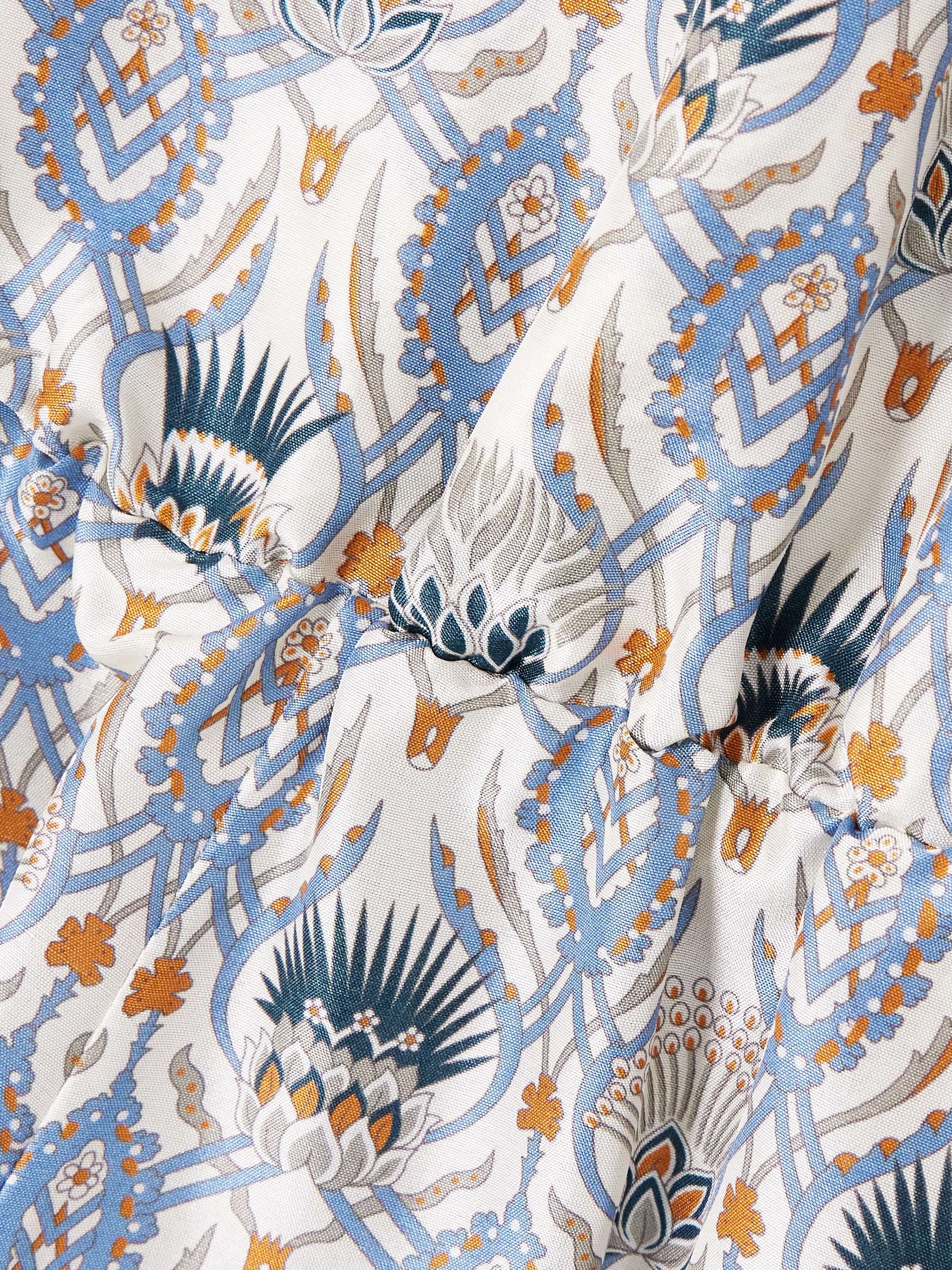Nadia belted printed silk-satin jumpsuit view