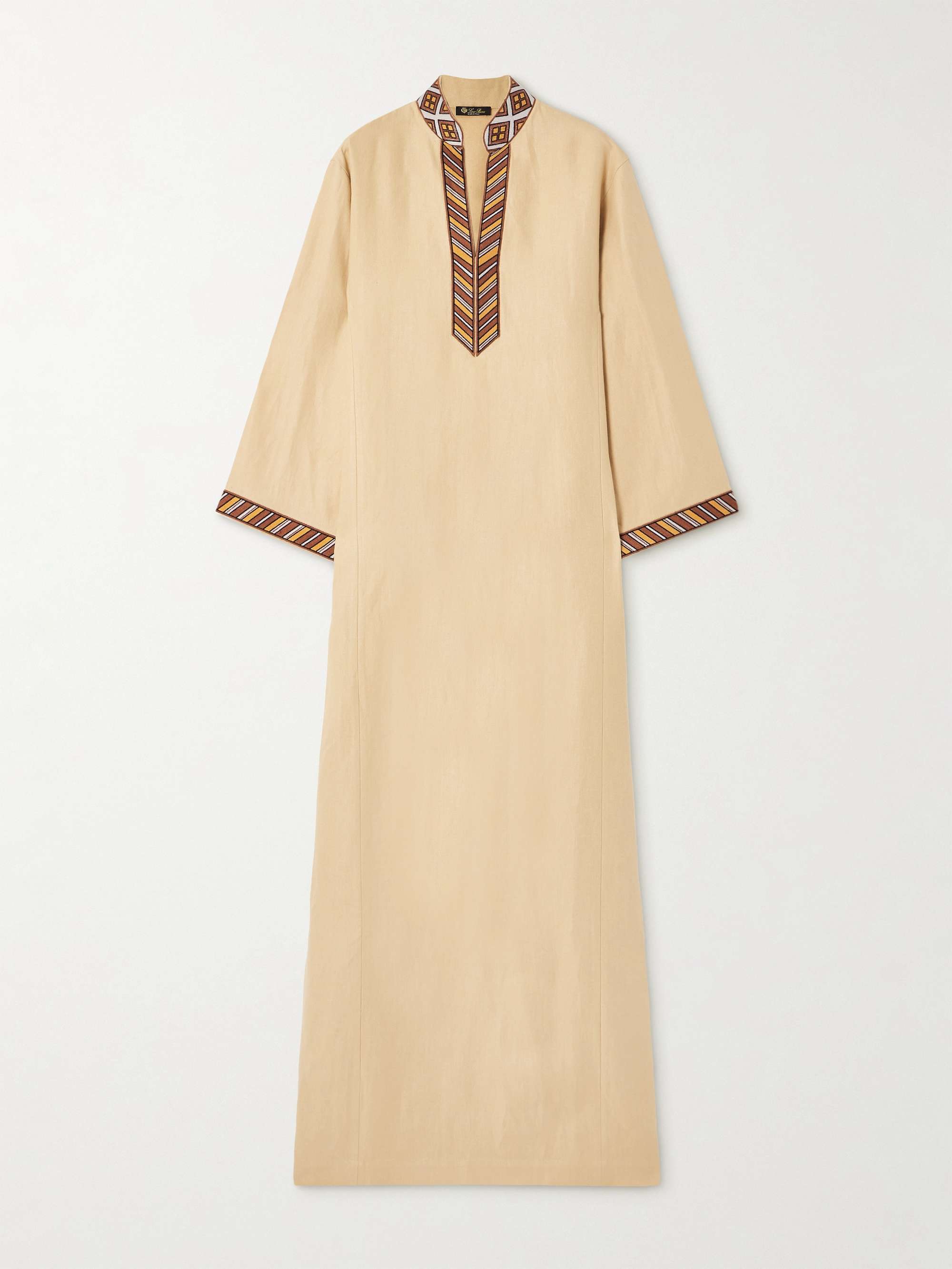 Linen maxi dress view