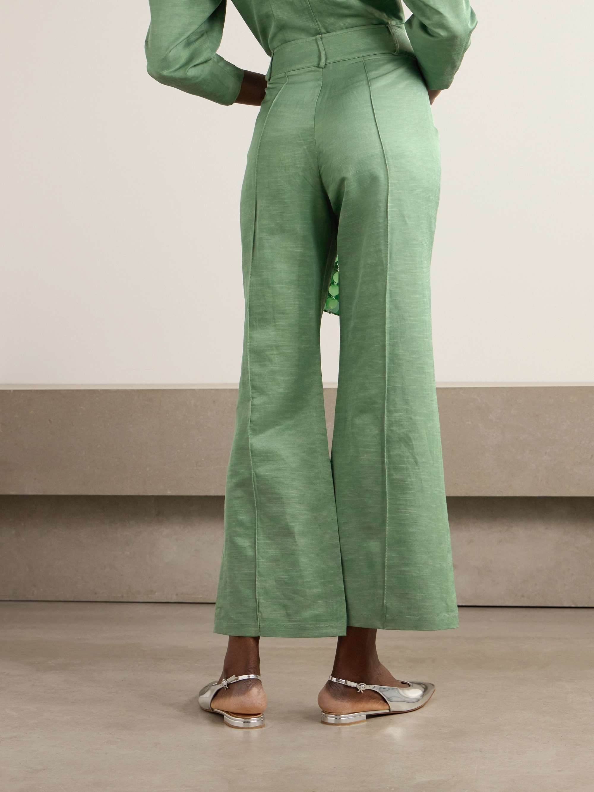 Yoshitomo textured woven pants view