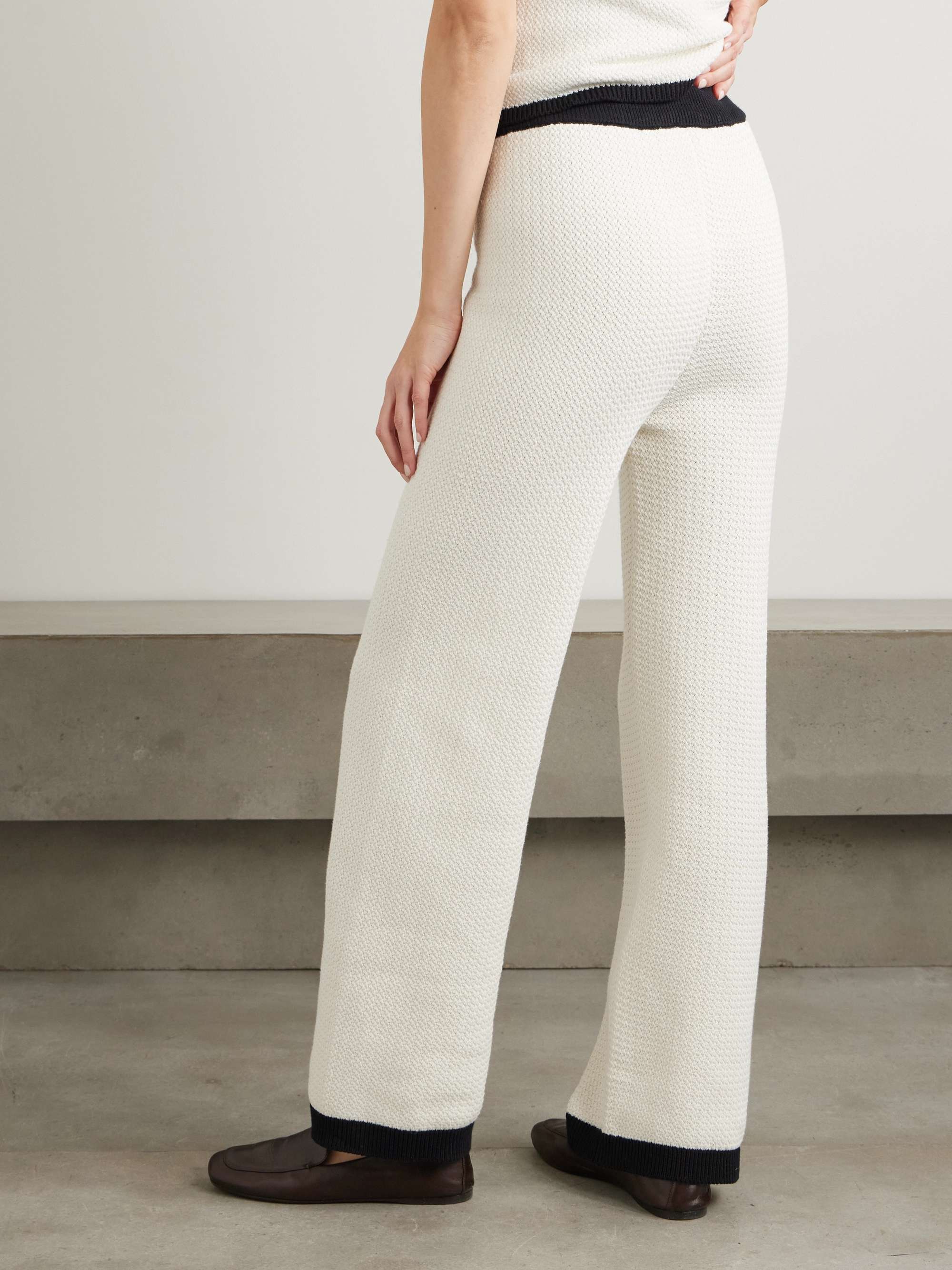 Eileen cotton straight-leg pants view