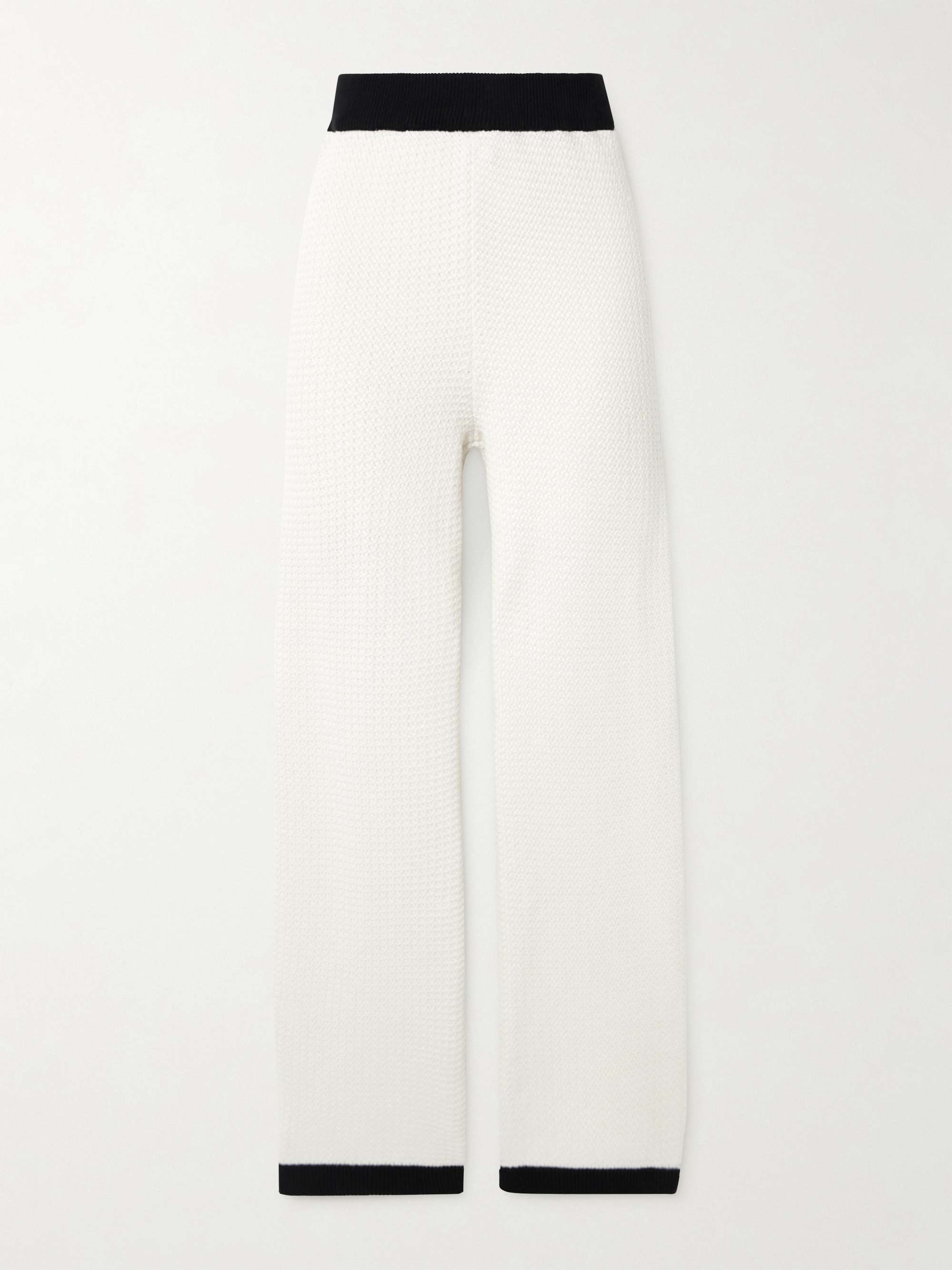 Eileen cotton straight-leg pants view