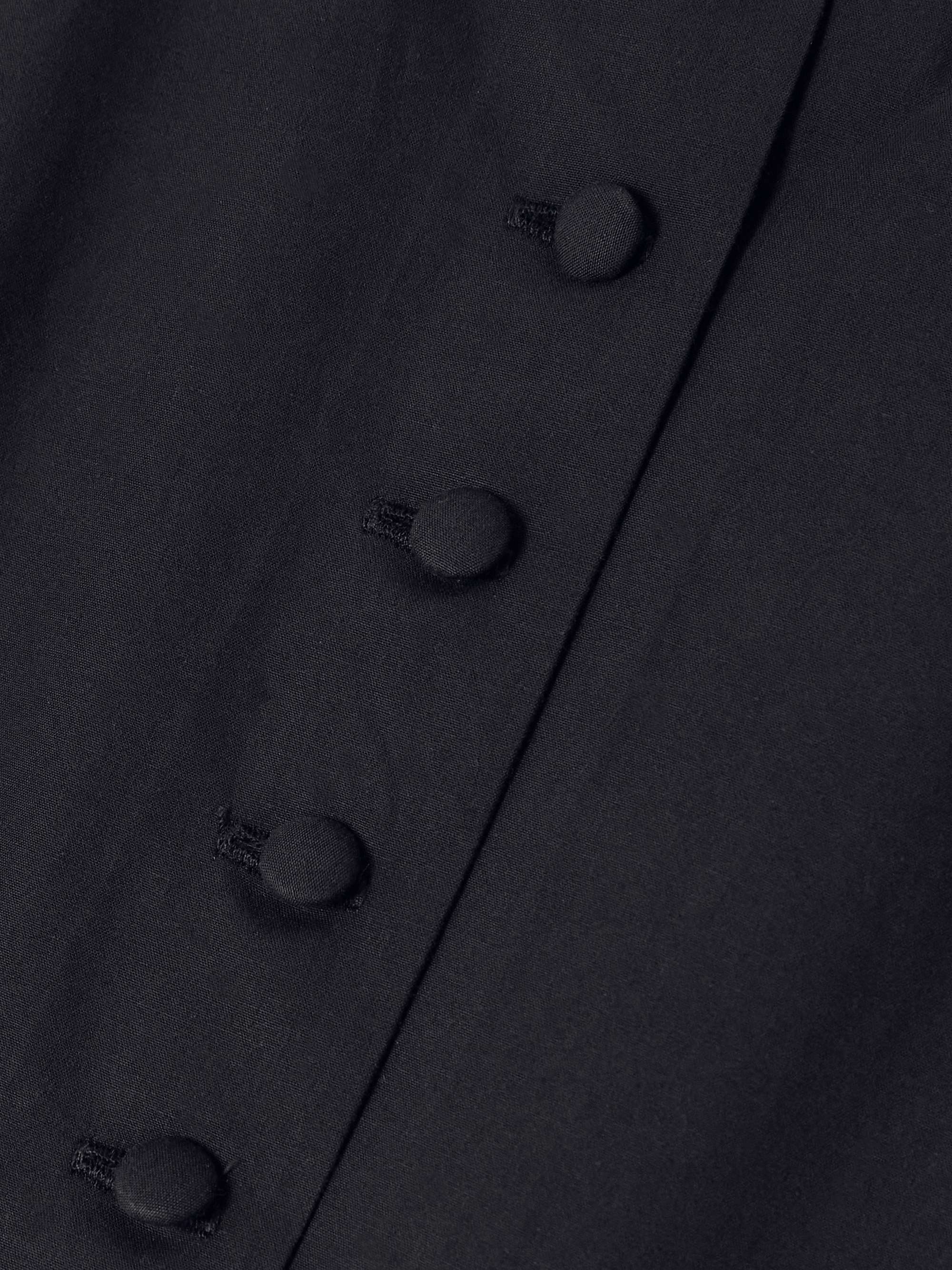 Amoako cropped cotton-poplin jacket view