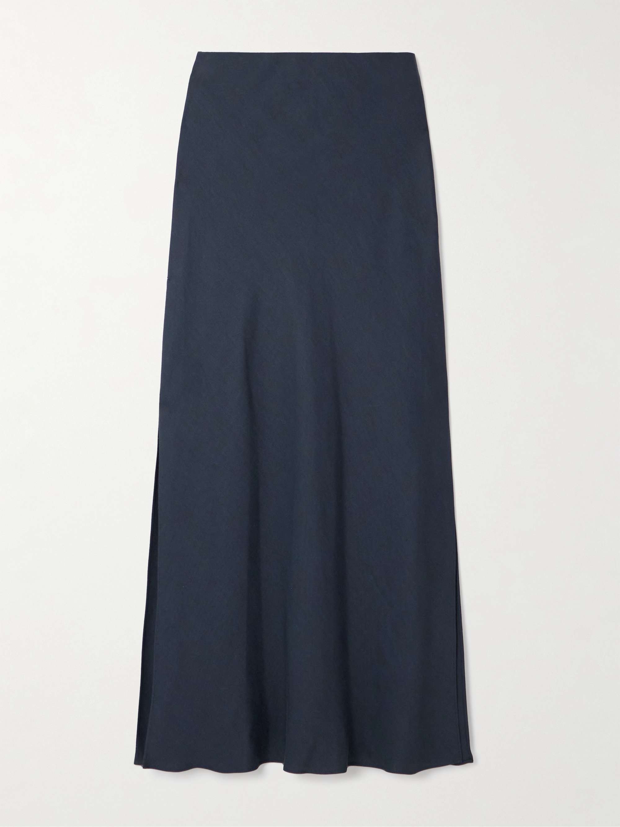 Crepe maxi skirt view