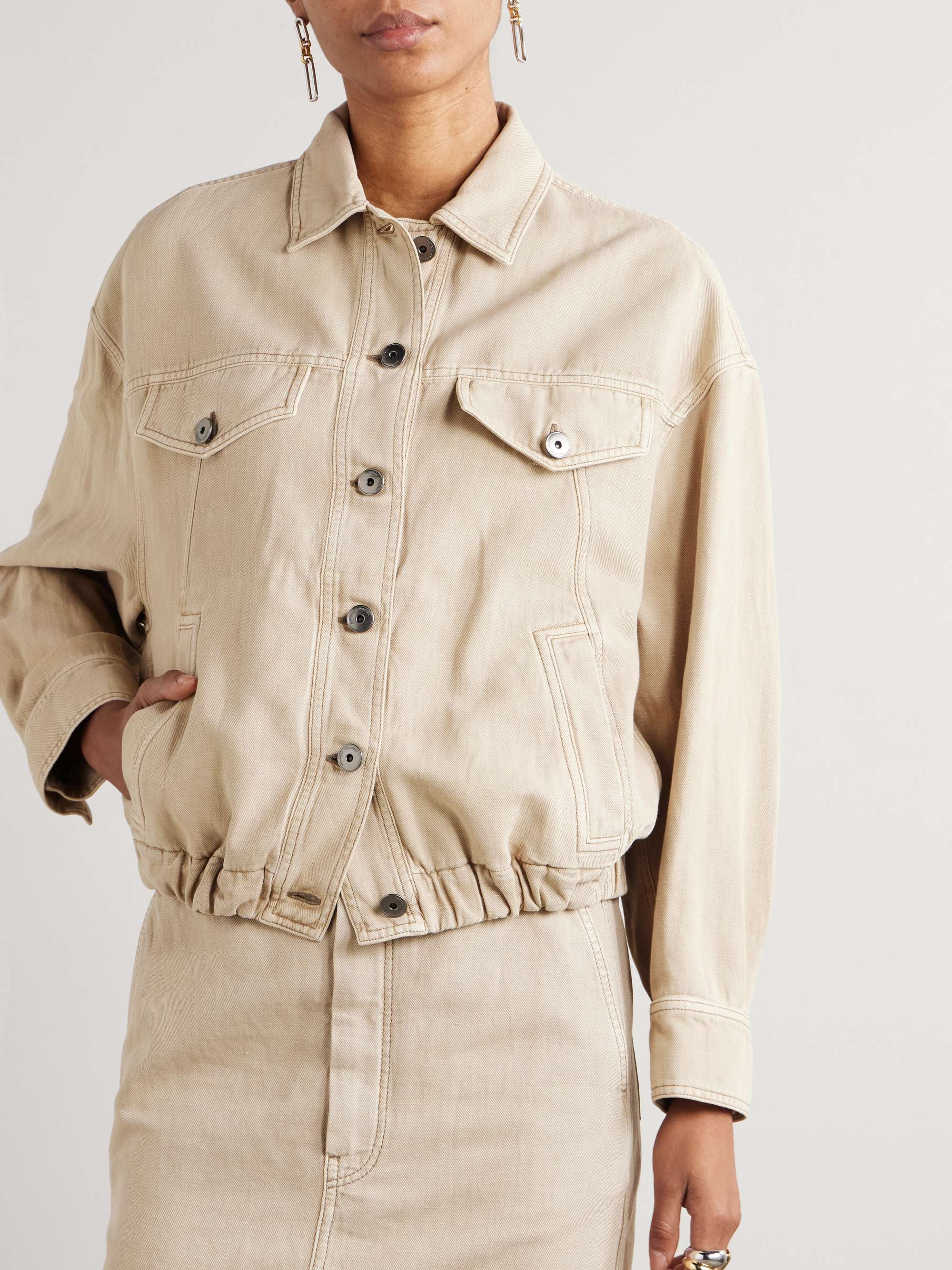 Denim jacket view