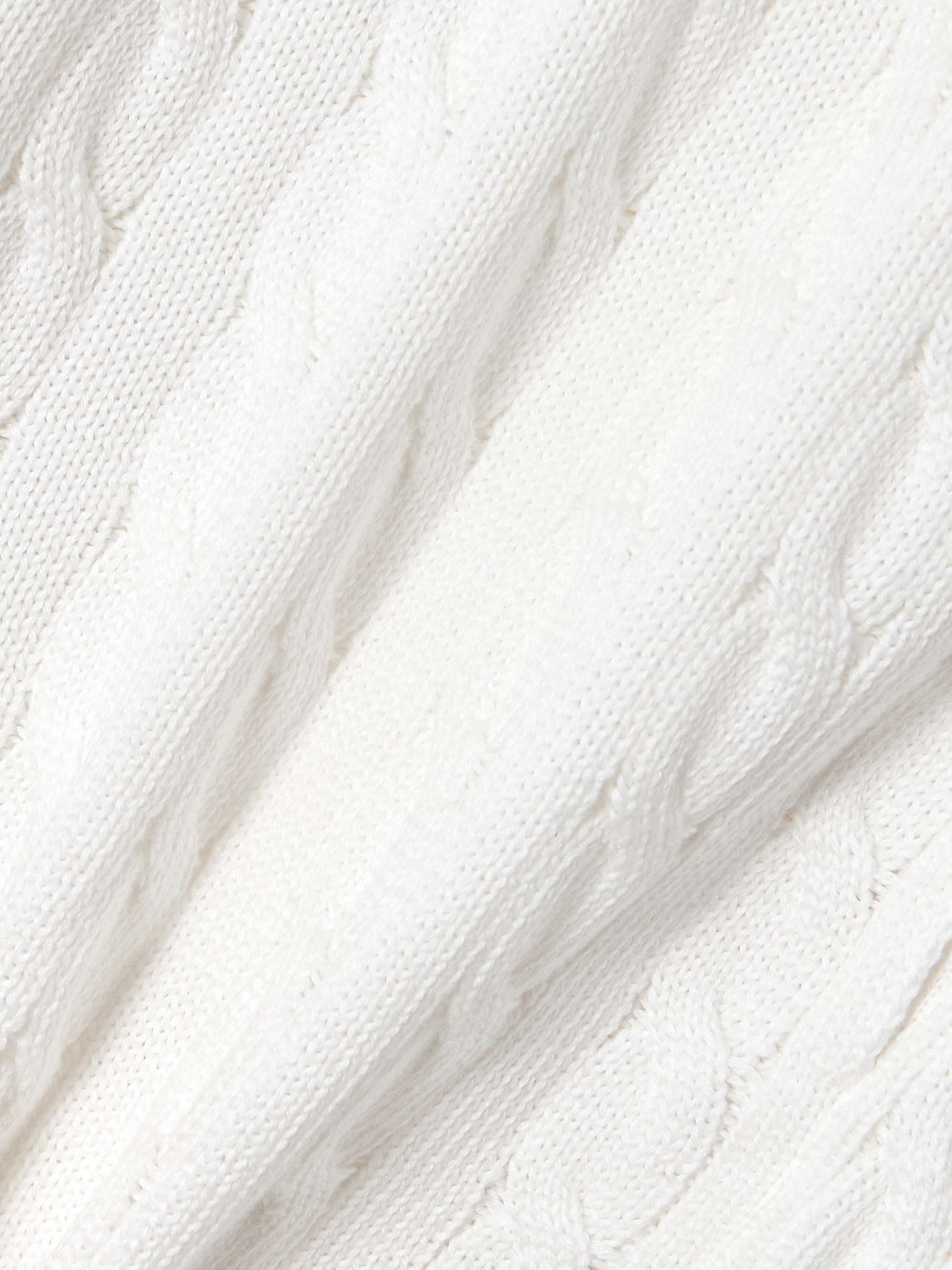 Cable-knit cotton shorts view