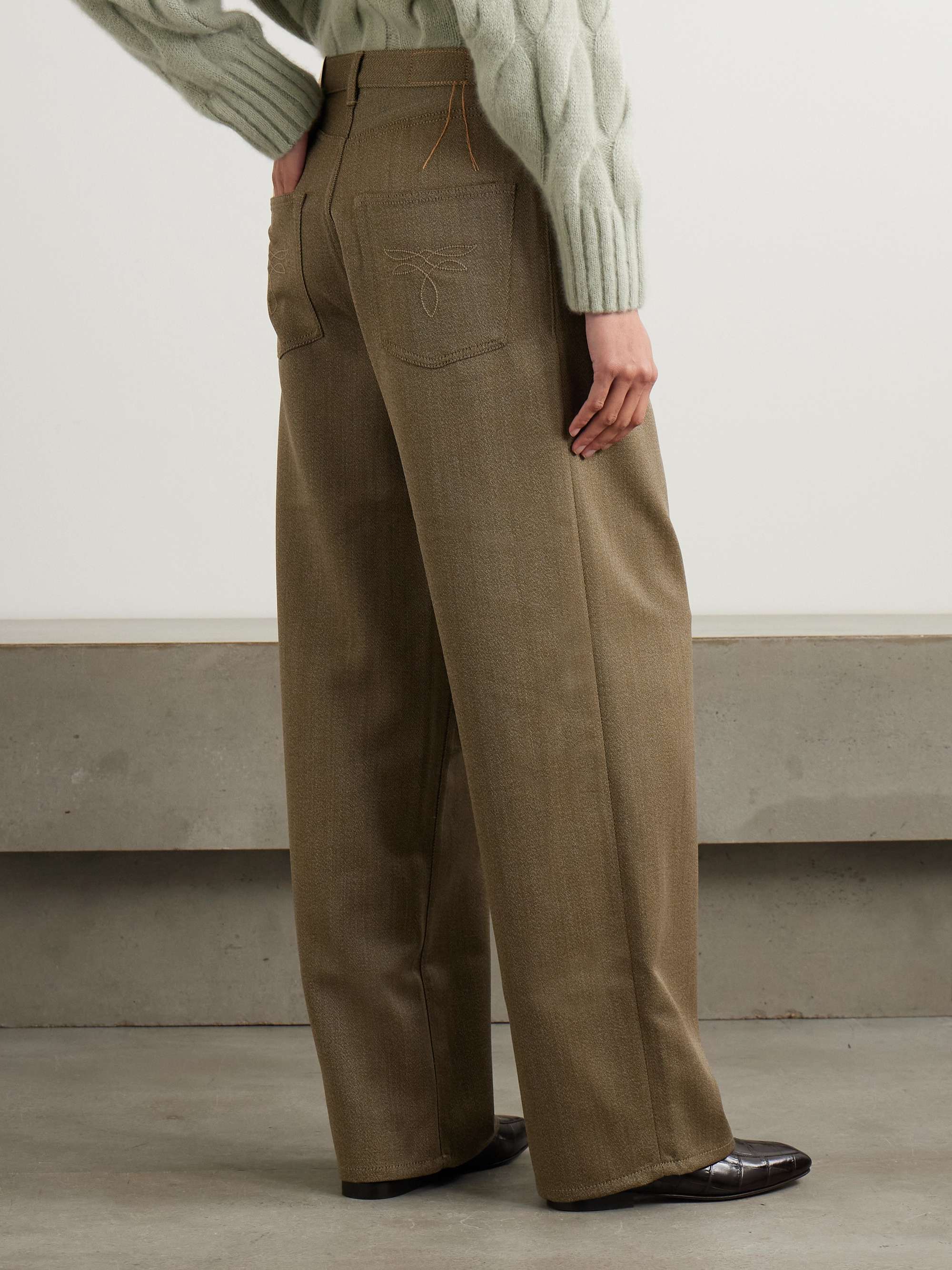 Jaron wool-twill pants view