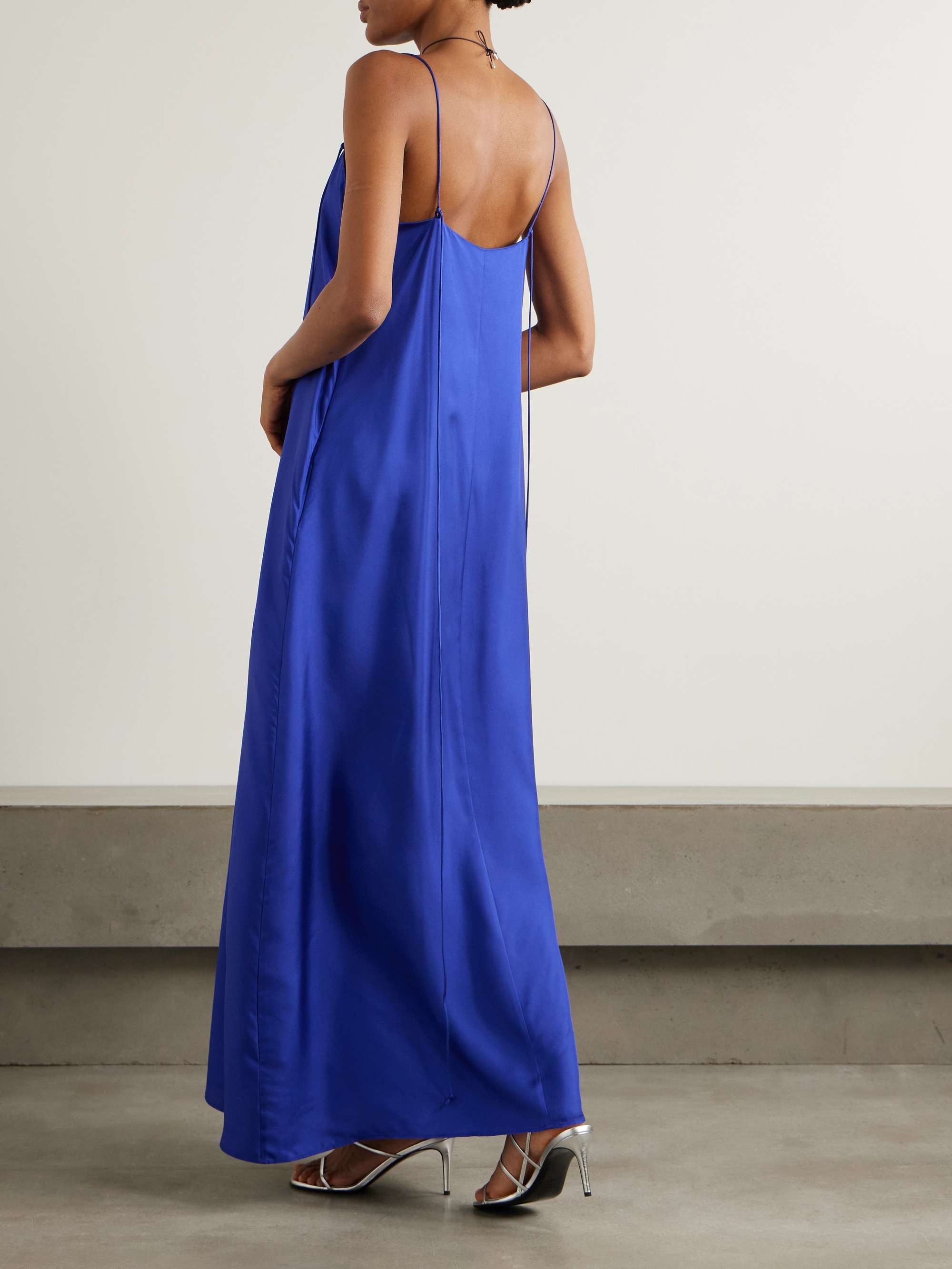 Silk gown view