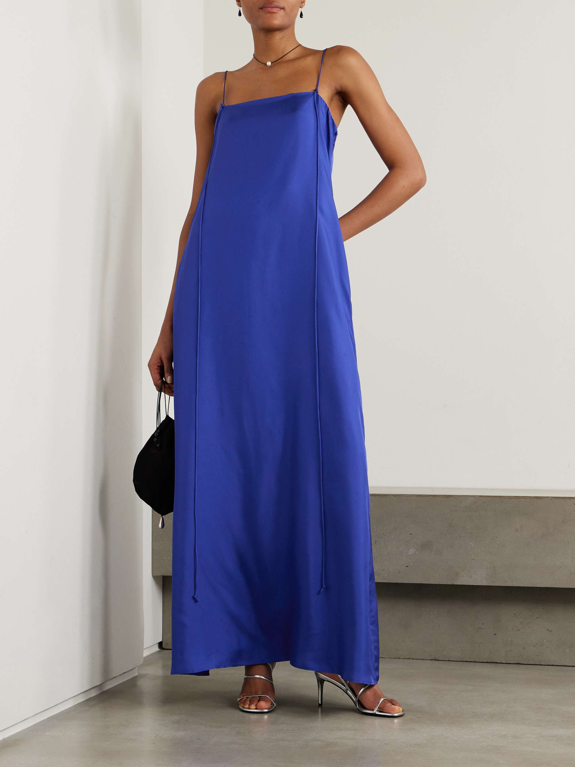Silk gown view