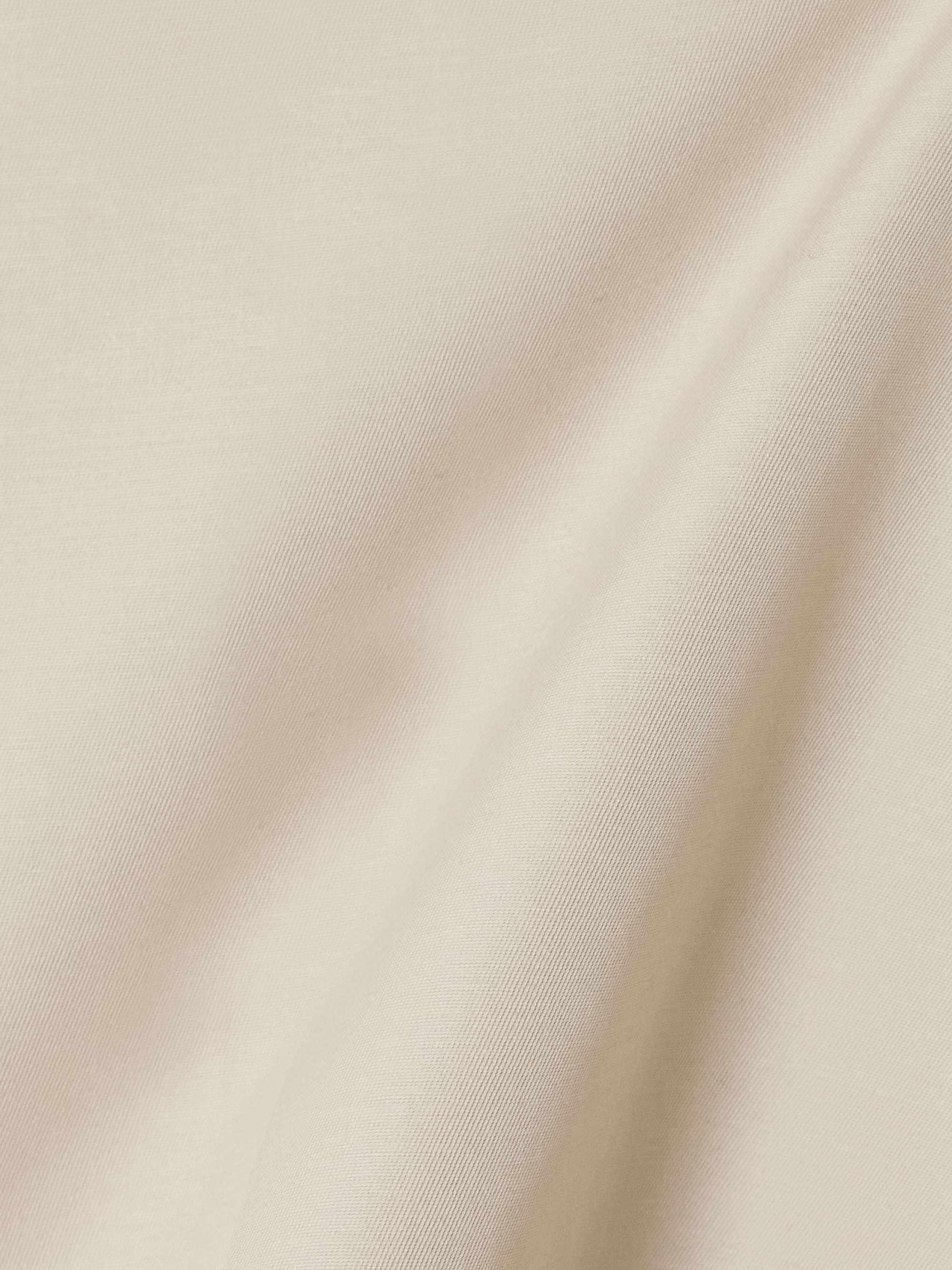 Cotton-twill wide-leg pants view