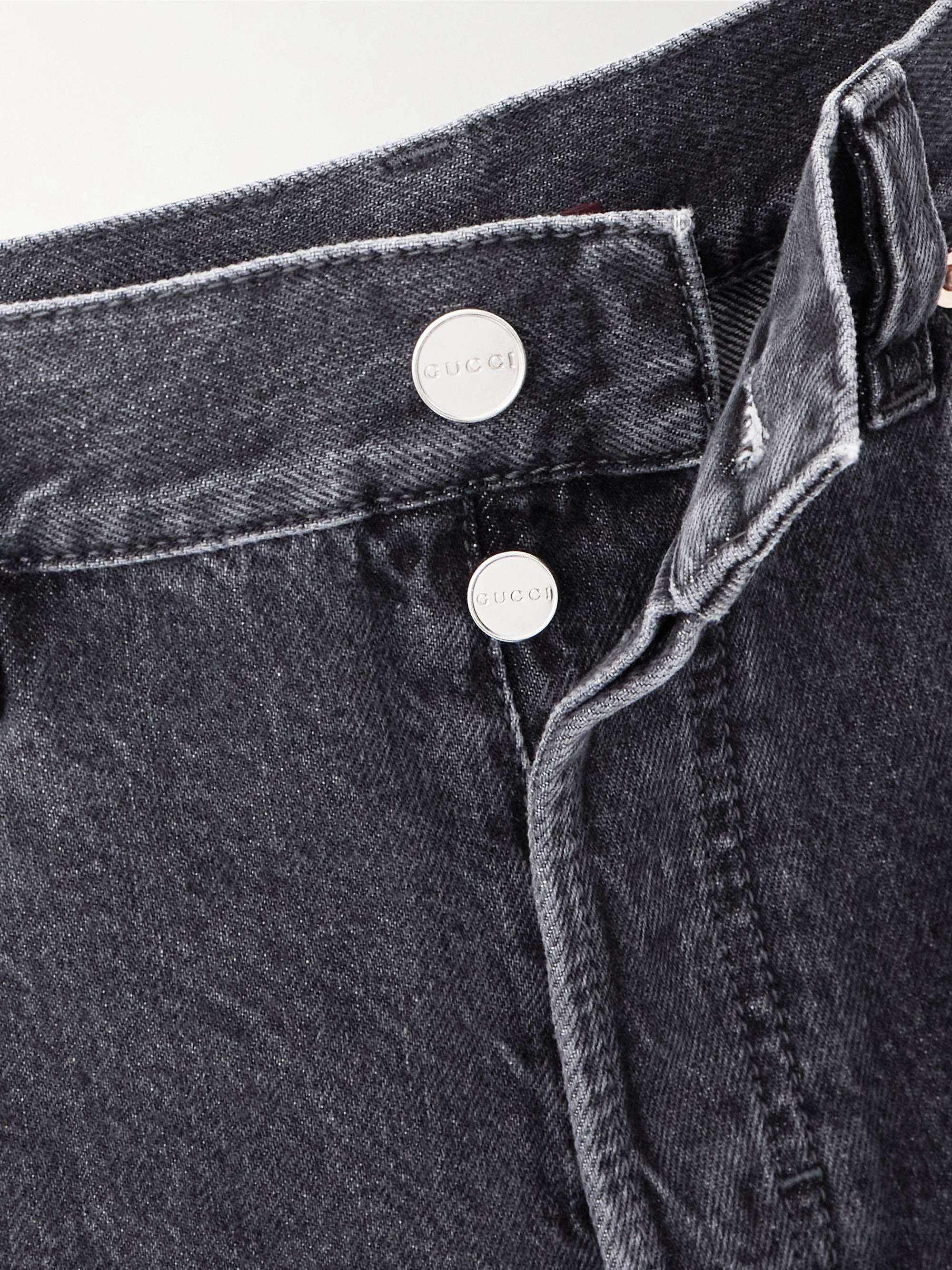Low-rise wide-leg jeans view