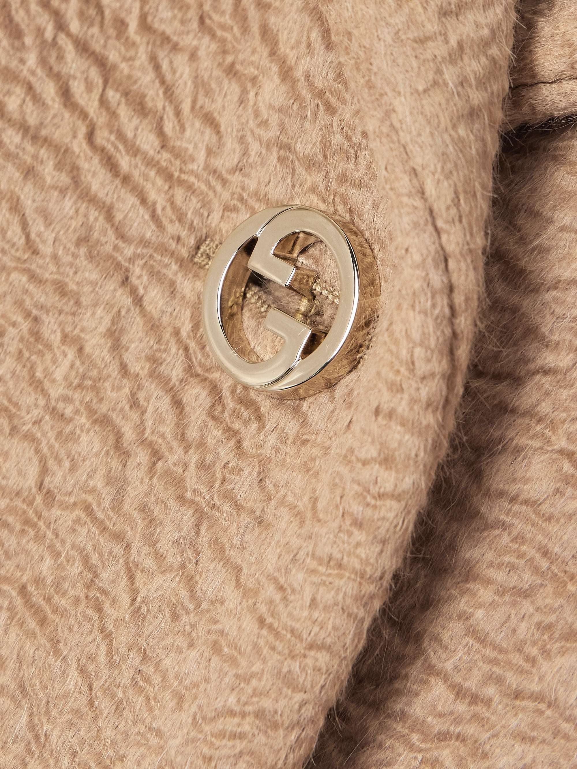Caban wool and llama-blend coat view