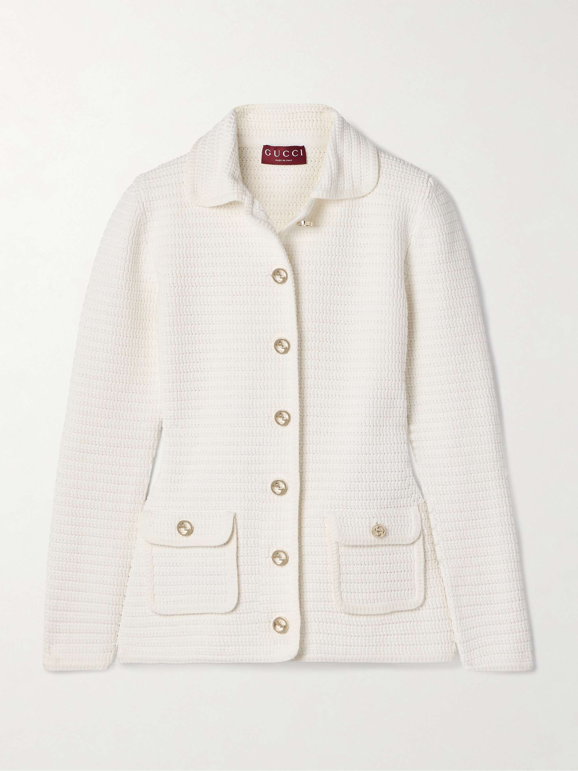 Cotton-blend cardigan view