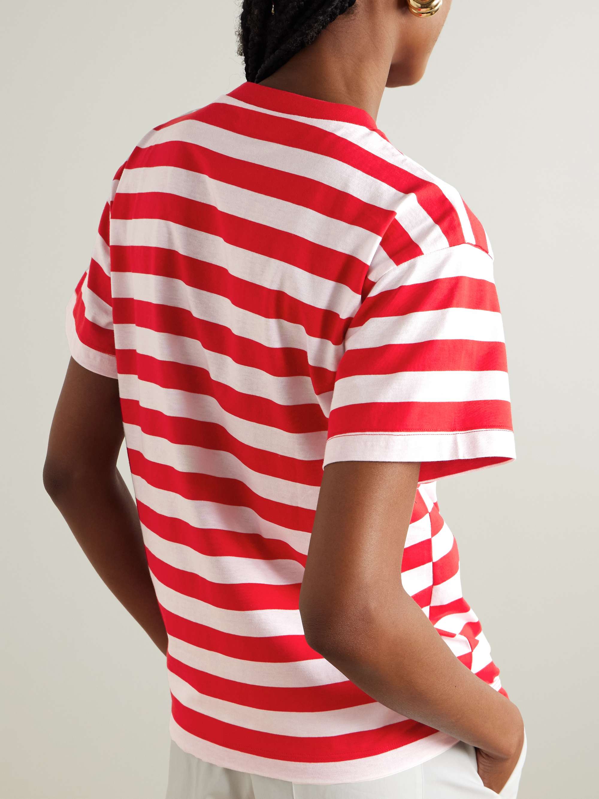 Venezia printed striped cotton-jersey T-shirt view