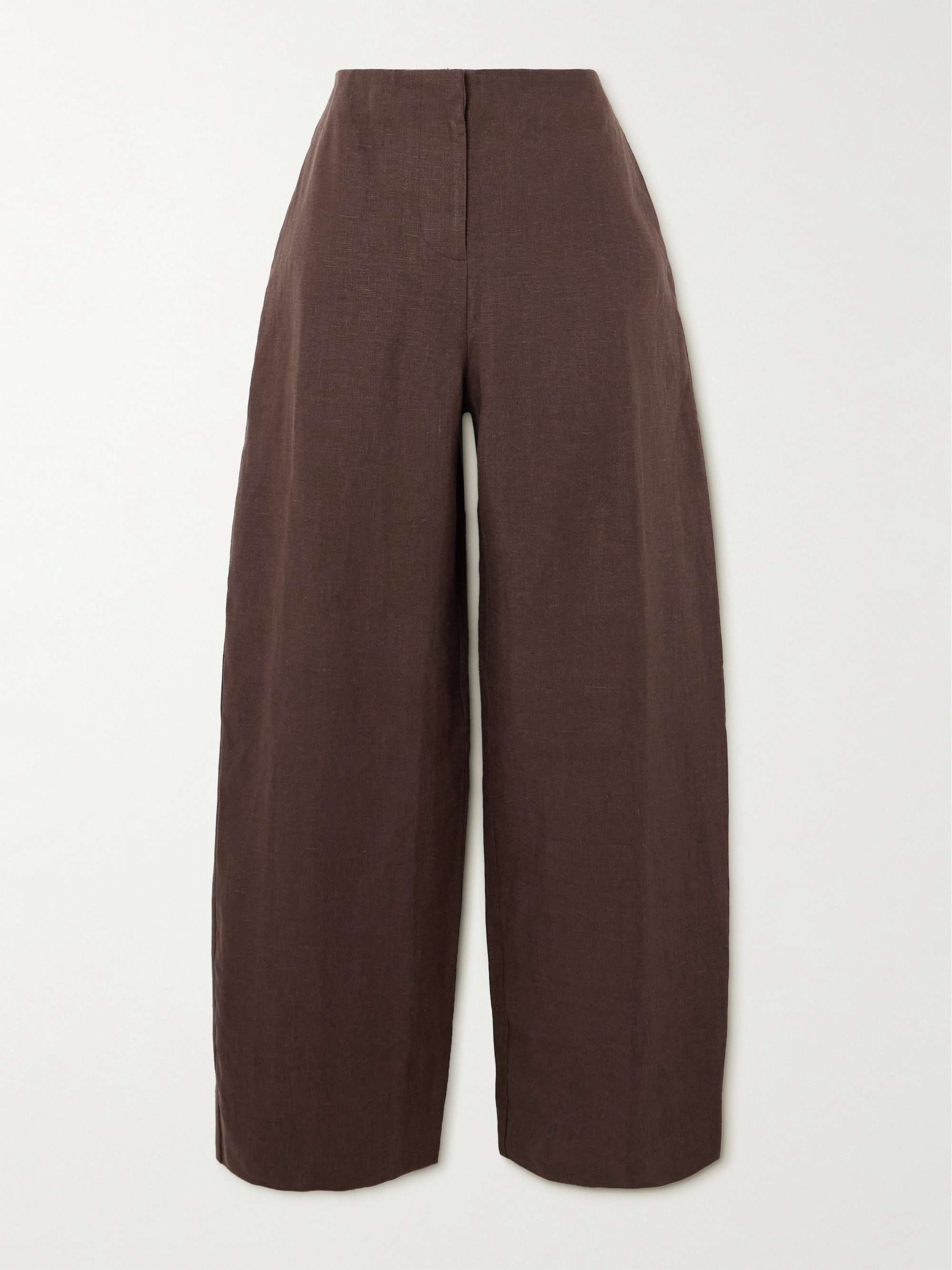 Maeve linen wide-leg pants view