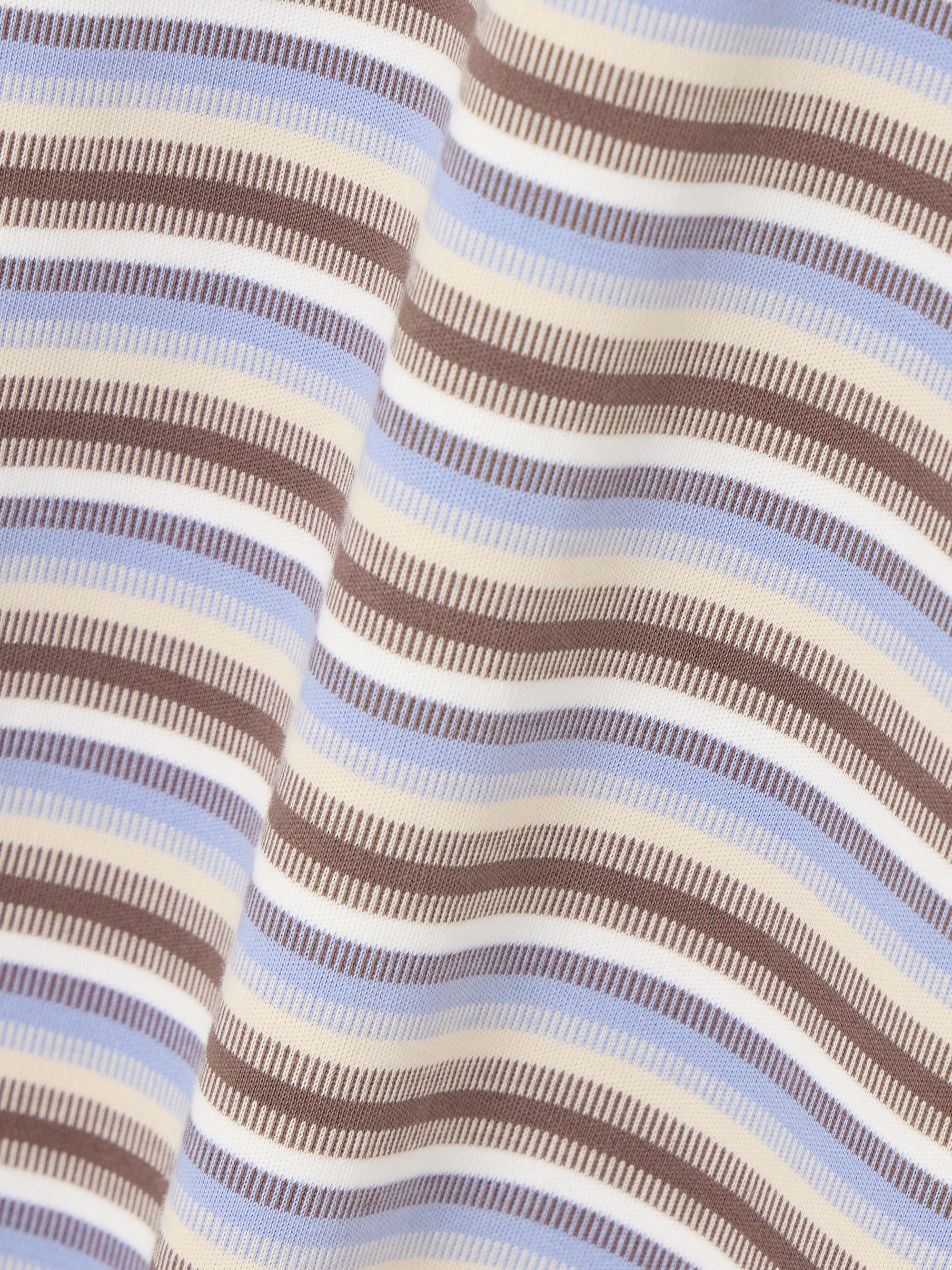 Tiesse striped cotton-jersey midi dress view