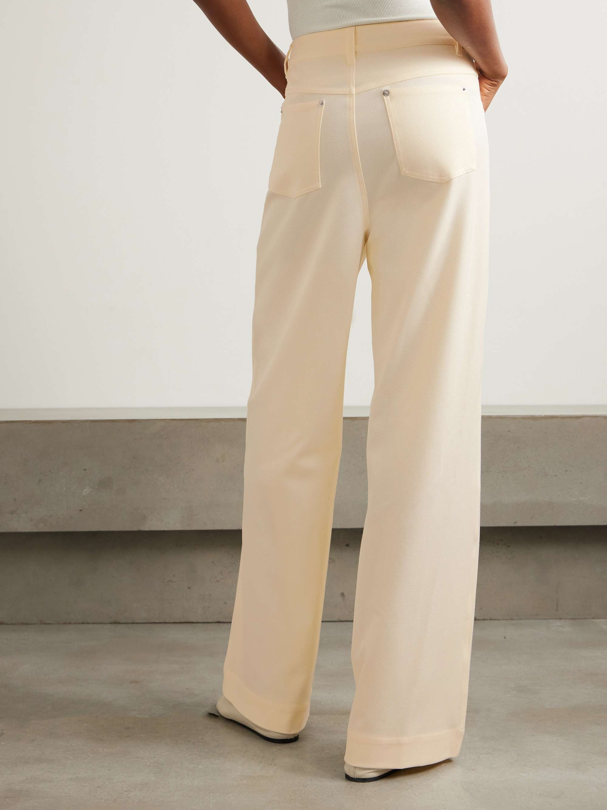 Grayson twill wide-leg pants view