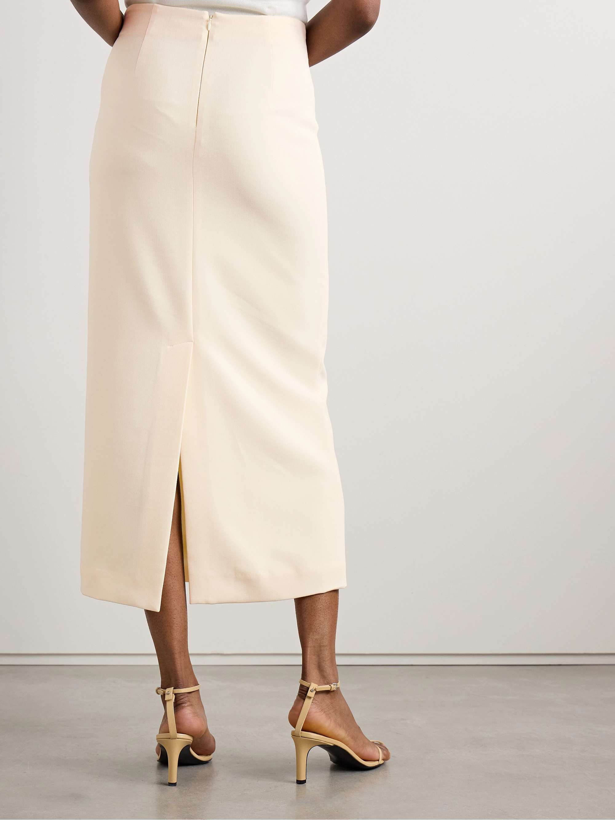 Smith crepe midi skirt view
