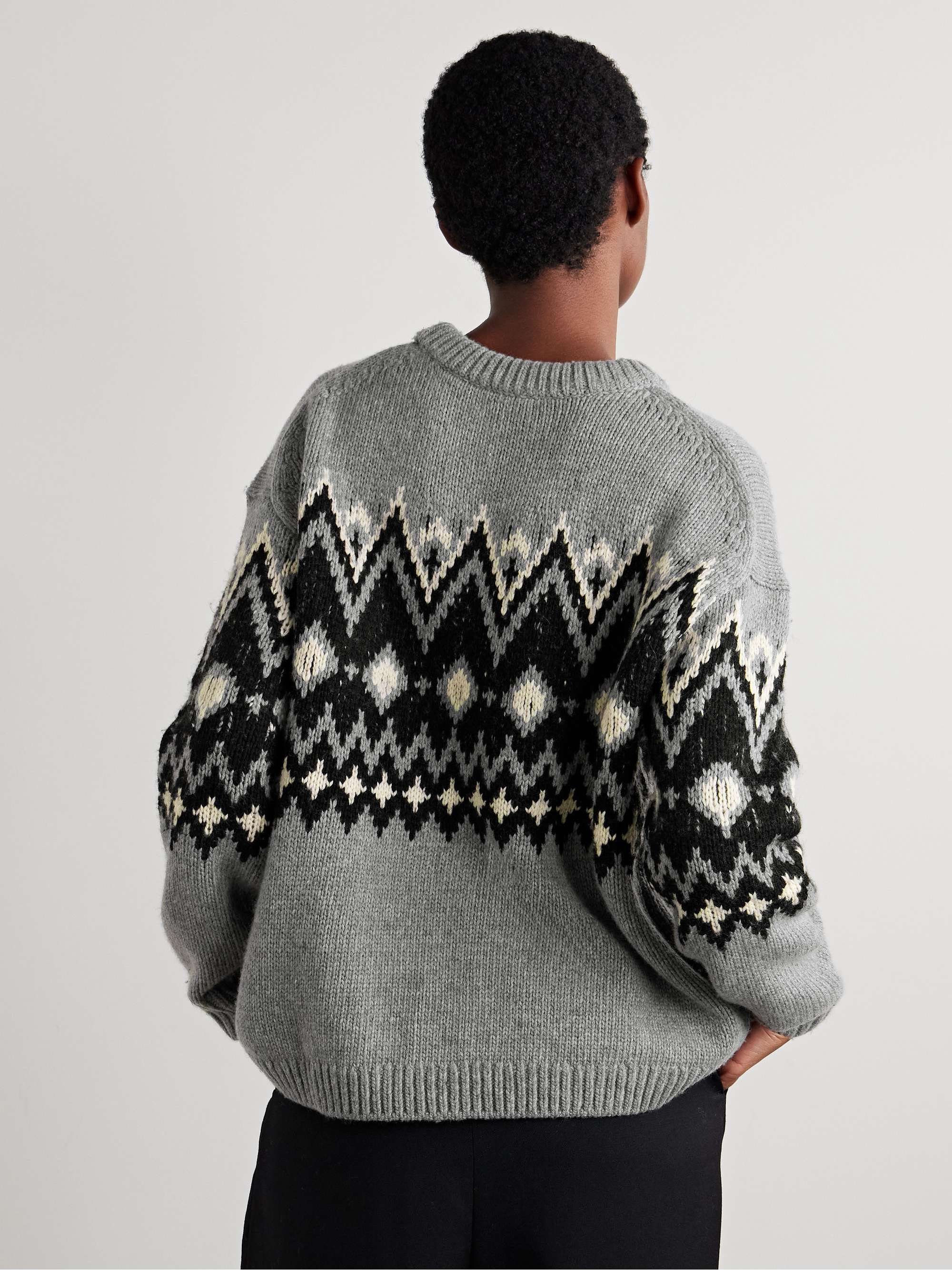 Moritz Fair Isle wool-blend sweater view