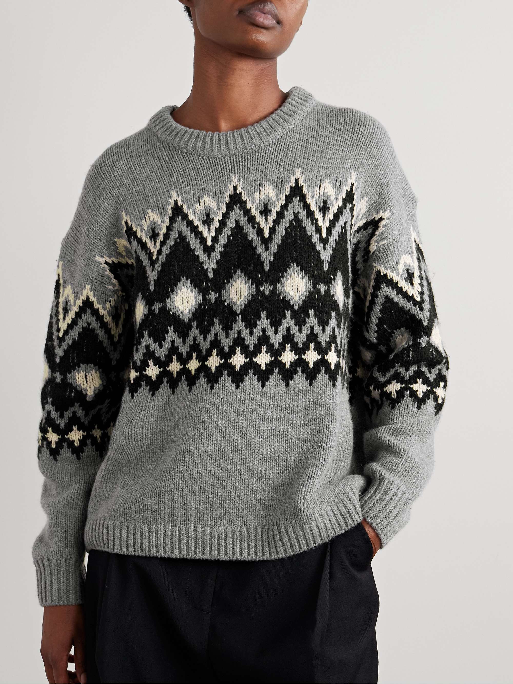 Moritz Fair Isle wool-blend sweater view