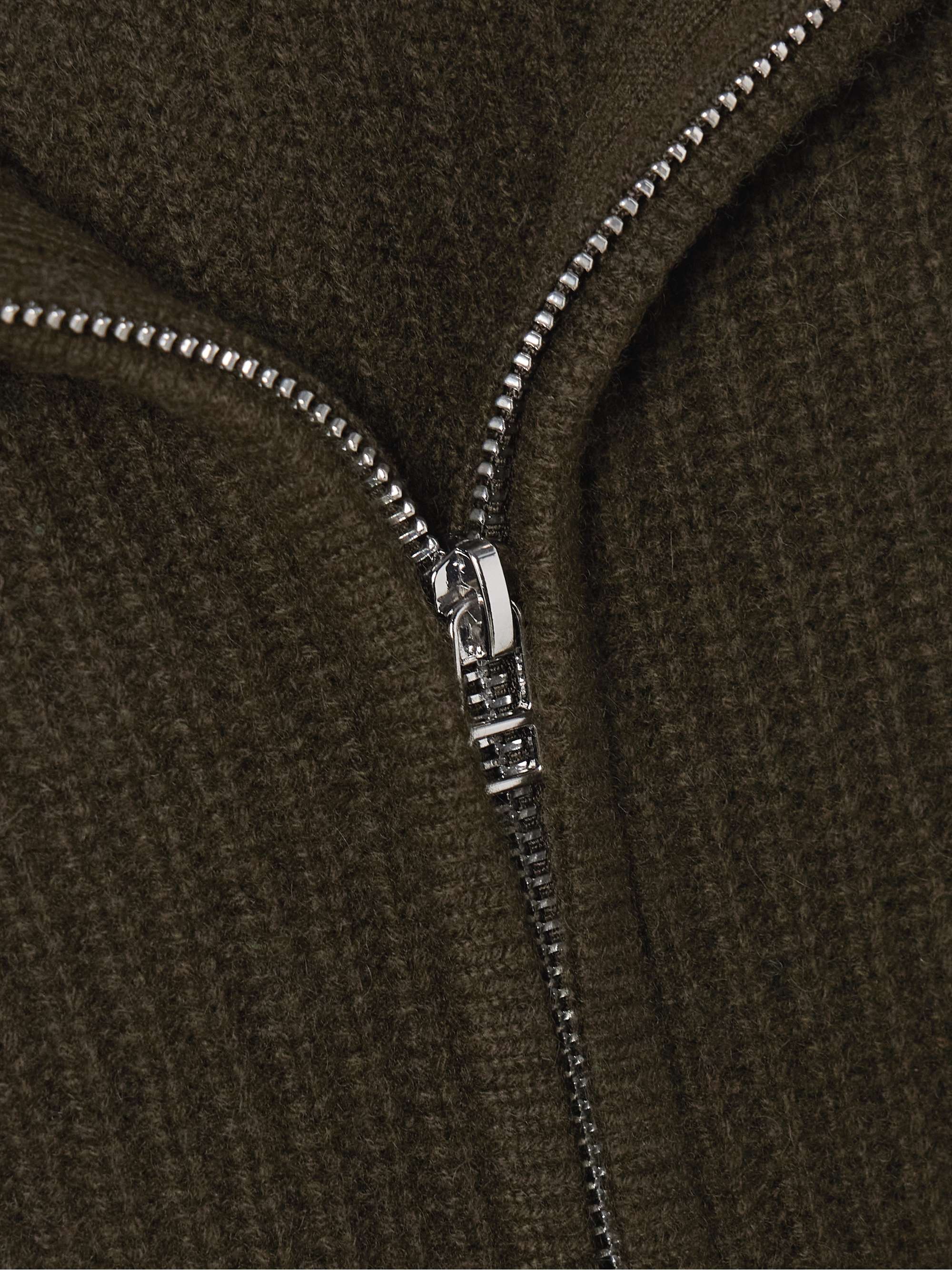 Hampton cropped ribbed cashmere sweater view
