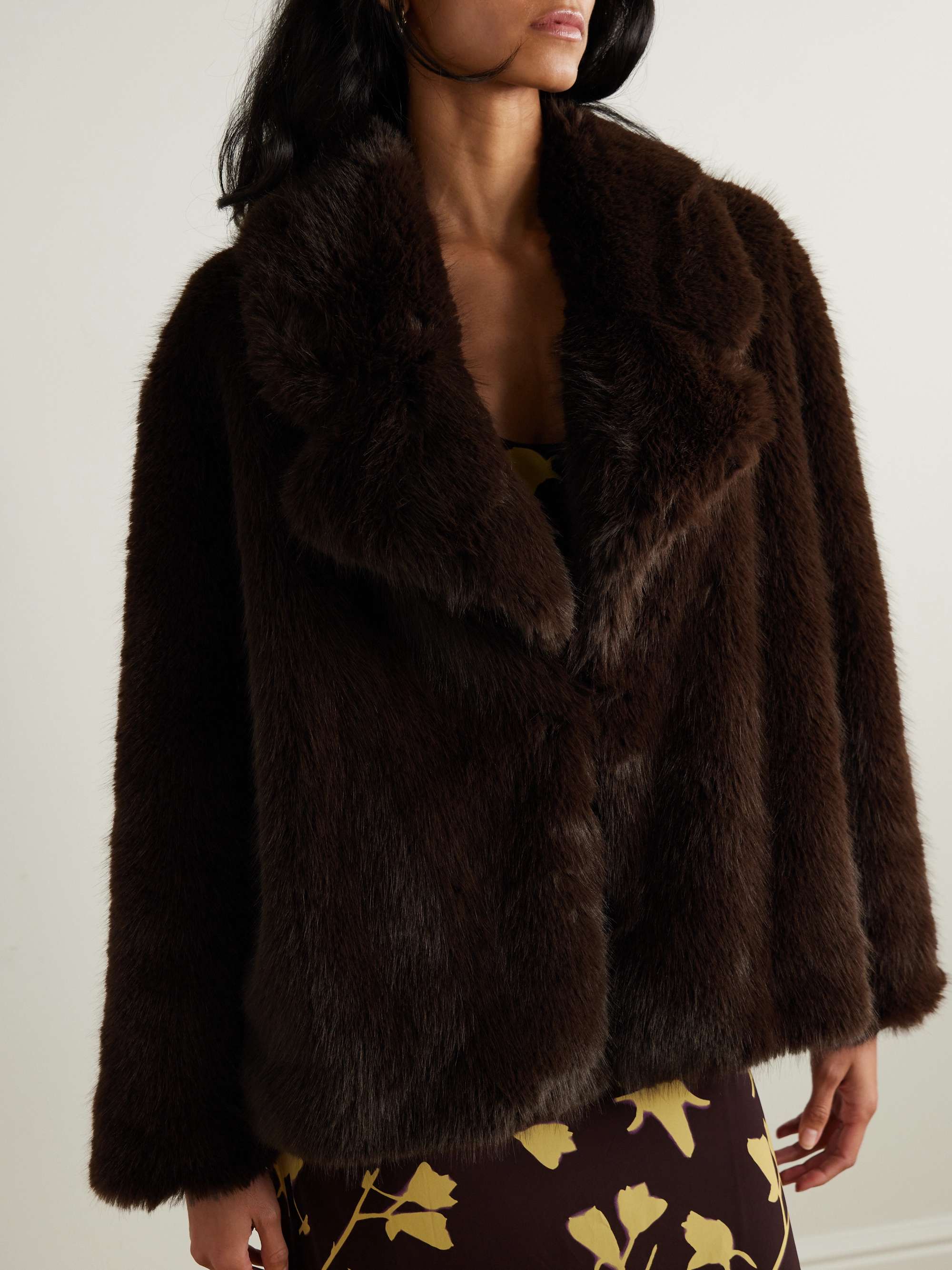 Soprano faux fur jacket view